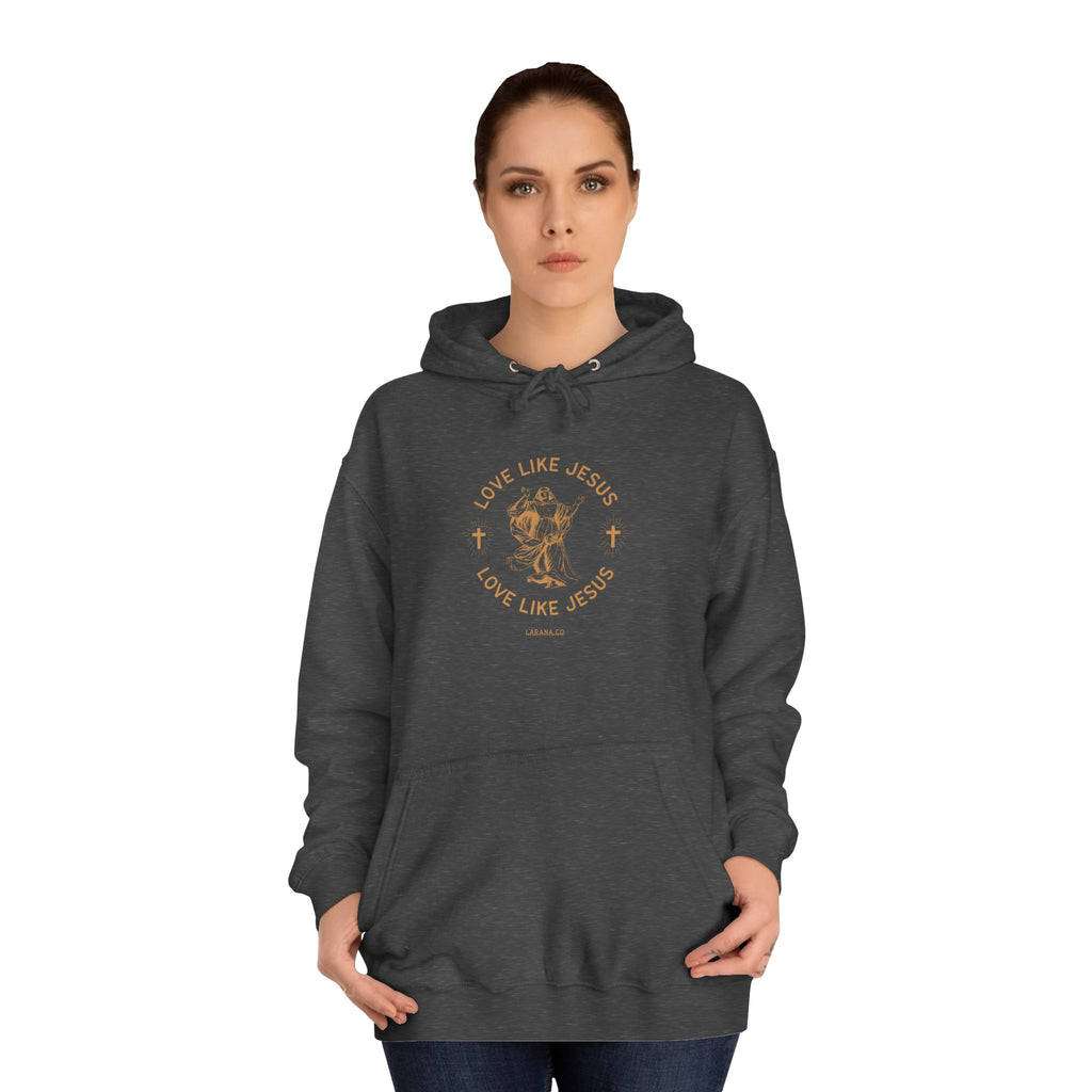 College Study Guide Hoodie — "Study Guide: Jesus" Inspirational Campus Pullover