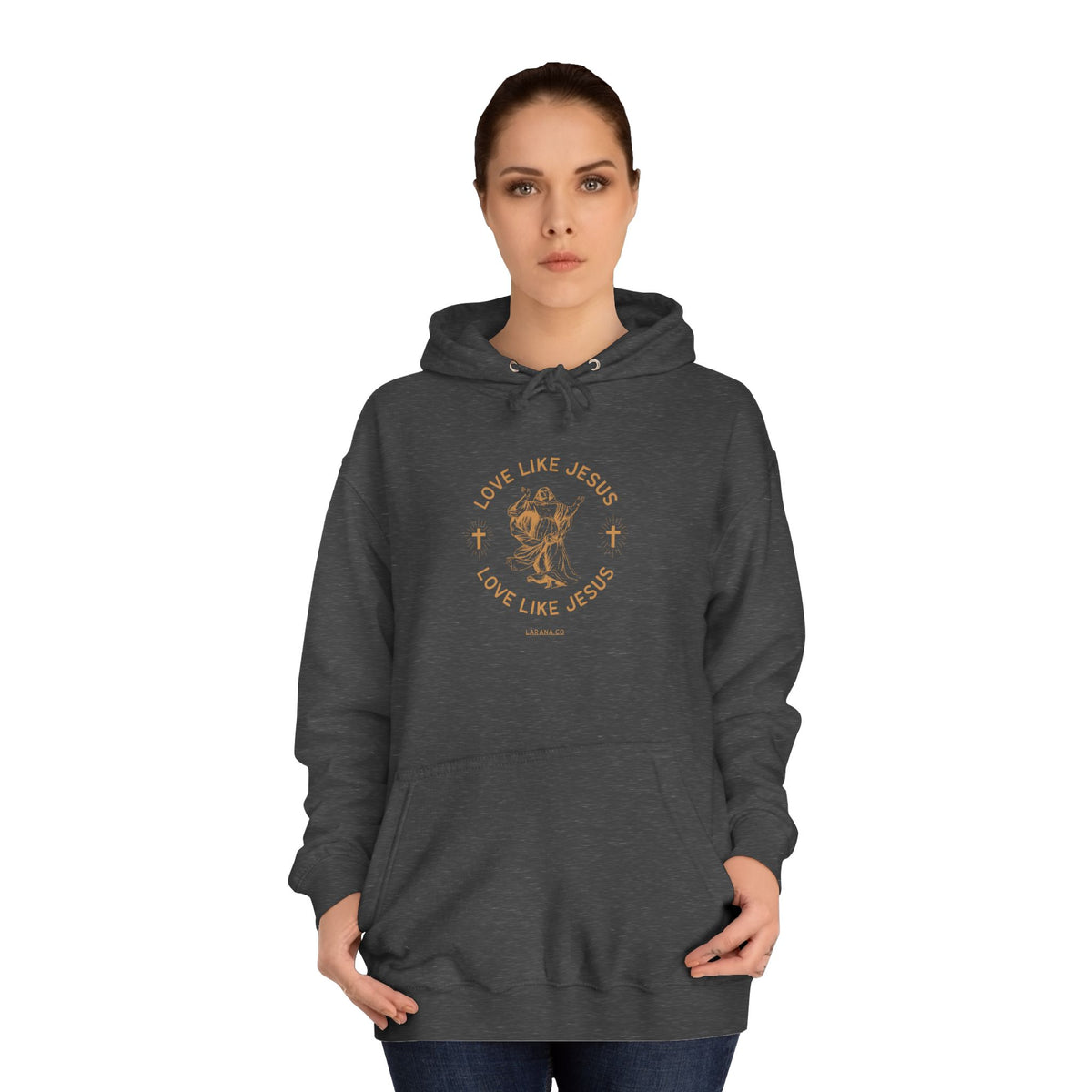 College Study Guide Hoodie — "Study Guide: Jesus" Inspirational Campus Pullover