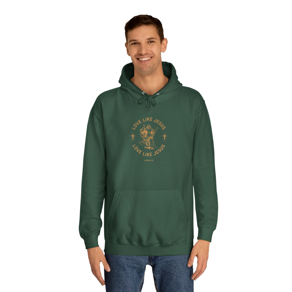 College Study Guide Hoodie — "Study Guide: Jesus" Inspirational Campus Pullover