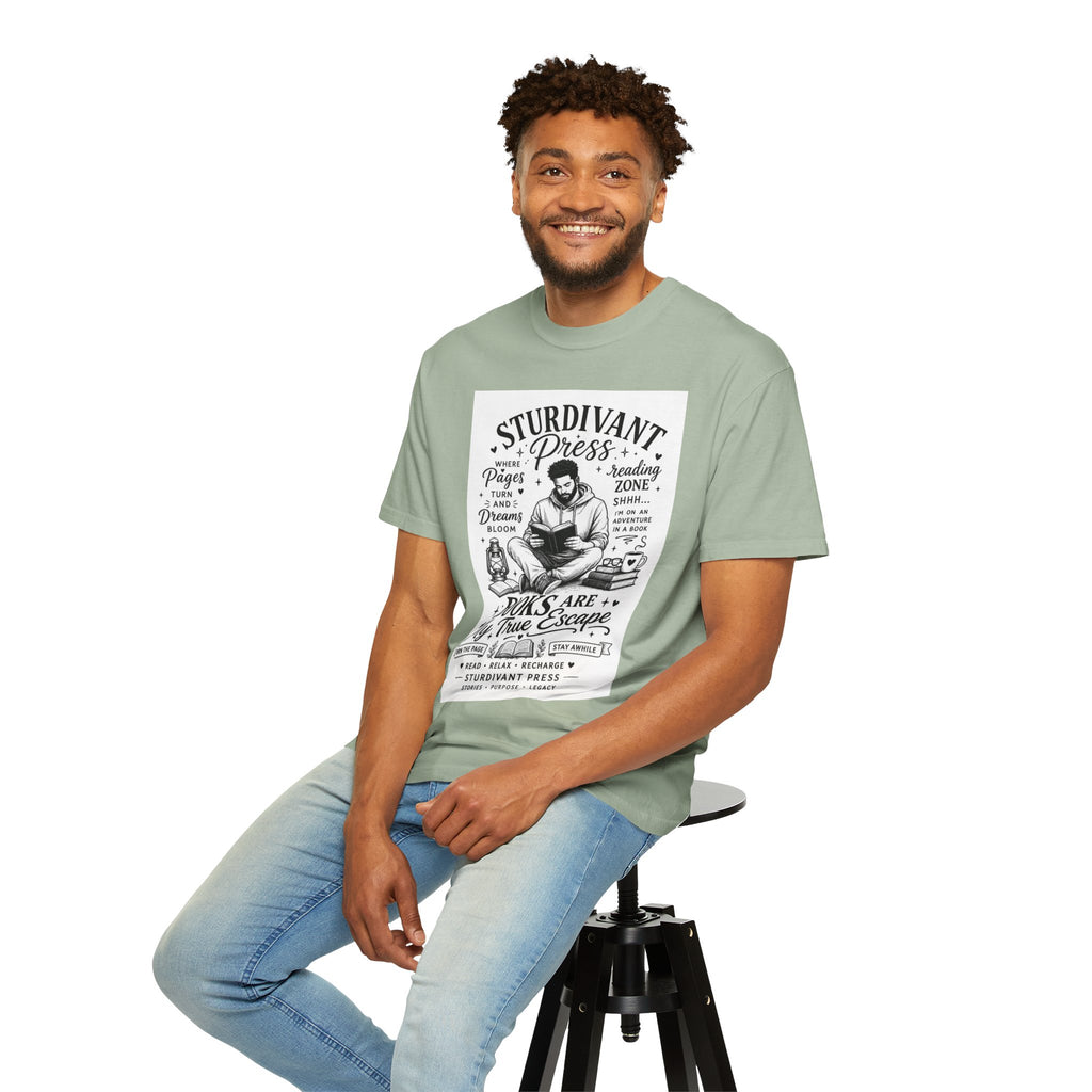 Reading Escape T-Shirt — “Books Are My True Escape” Literary Tee
