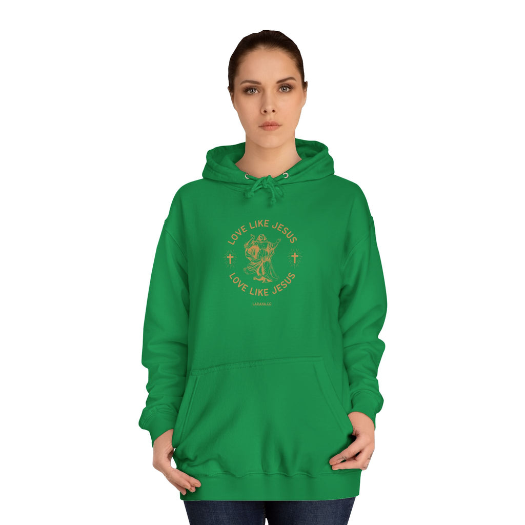 College Study Guide Hoodie — "Study Guide: Jesus" Inspirational Campus Pullover