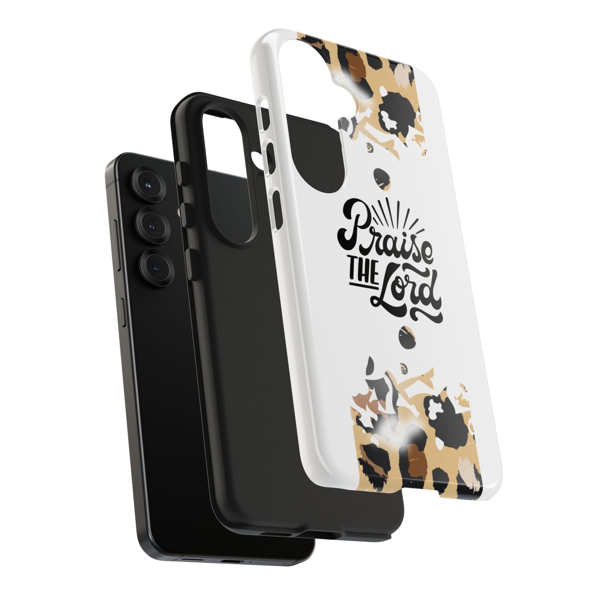 Praise the Lord Leopard Tough Phone Case — Christian iPhone Protection