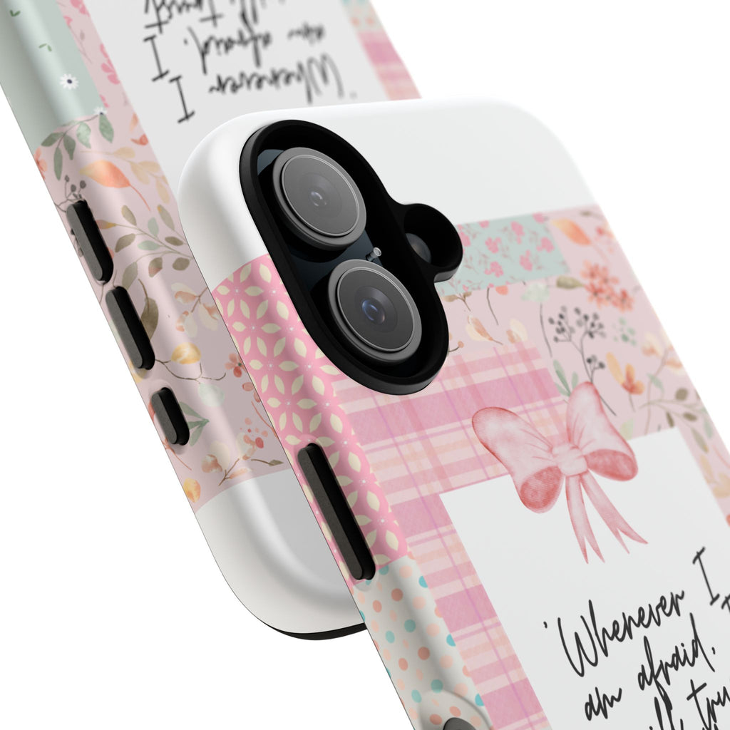 Inspirational Psalms Phone Case — "Whenever I am afraid, I will trust in You." (Psalms 56:3)
