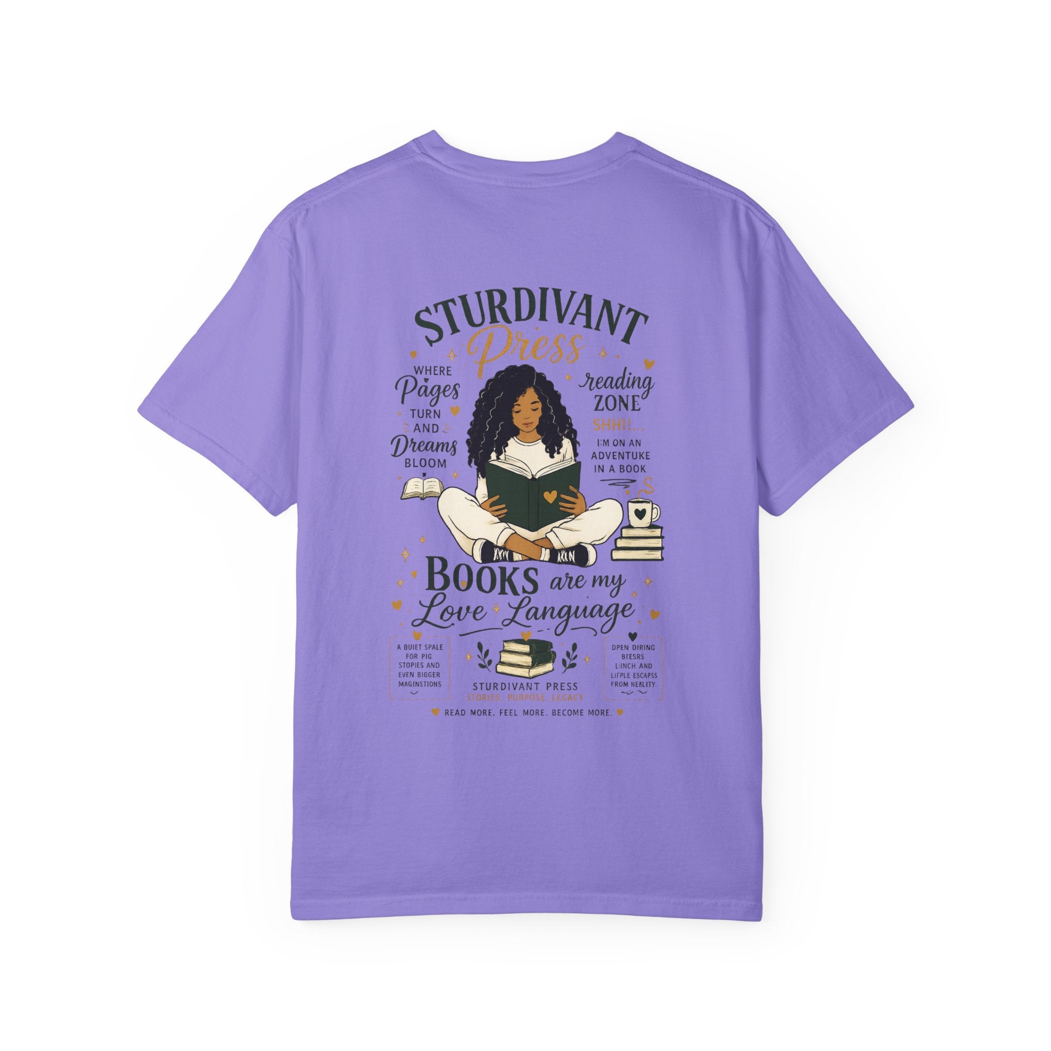 Book Lover T-Shirt — "Books Are My Love Language" Reading Tee