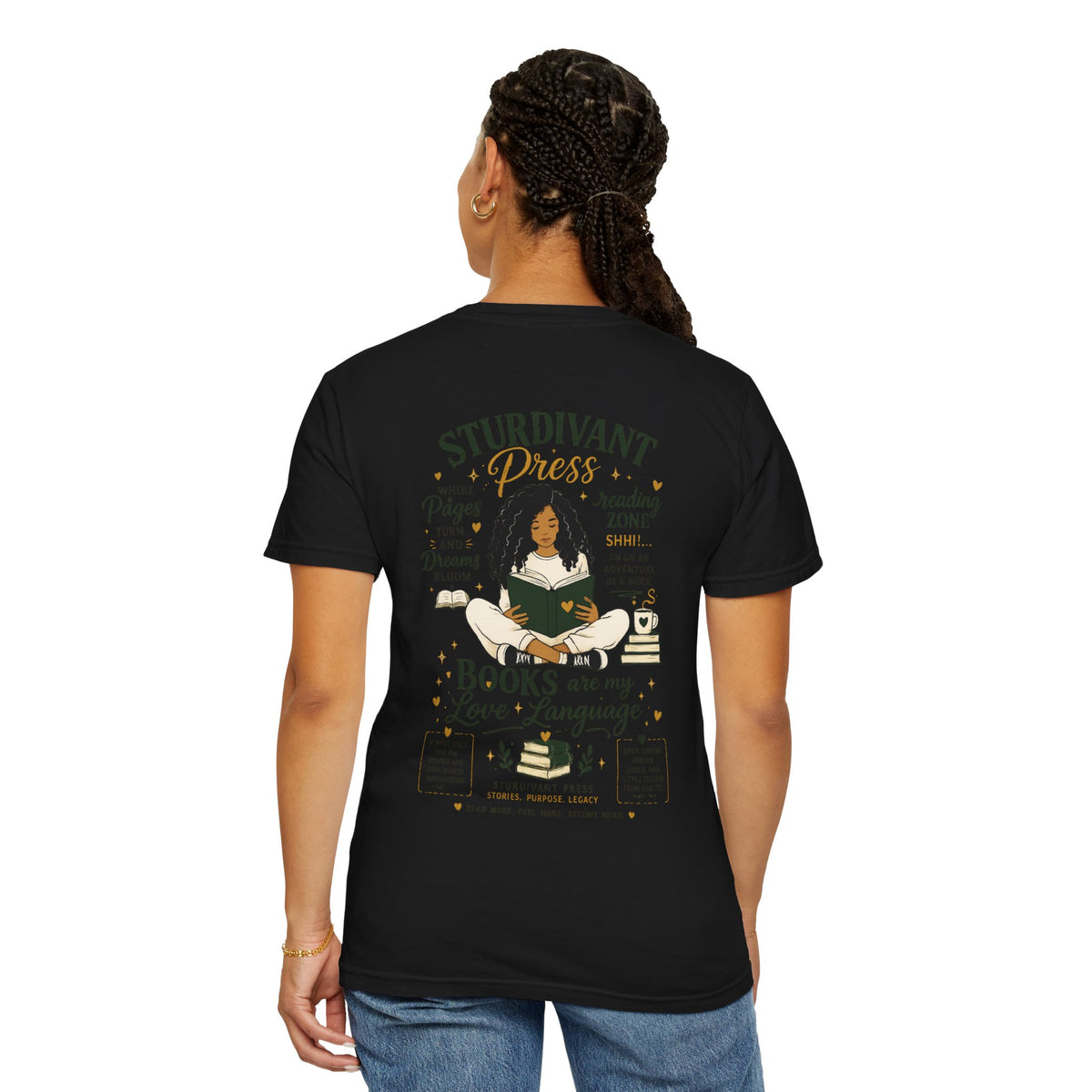 Book Lover T-Shirt — "Books Are My Love Language" Reading Tee