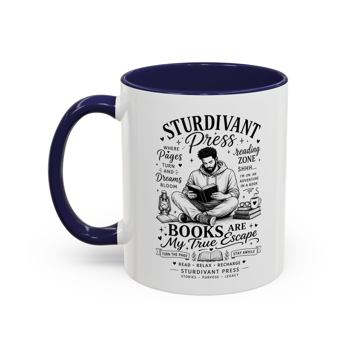 Sturdivant Press Publishing Logo Accent Coffee Mug (11/15oz)