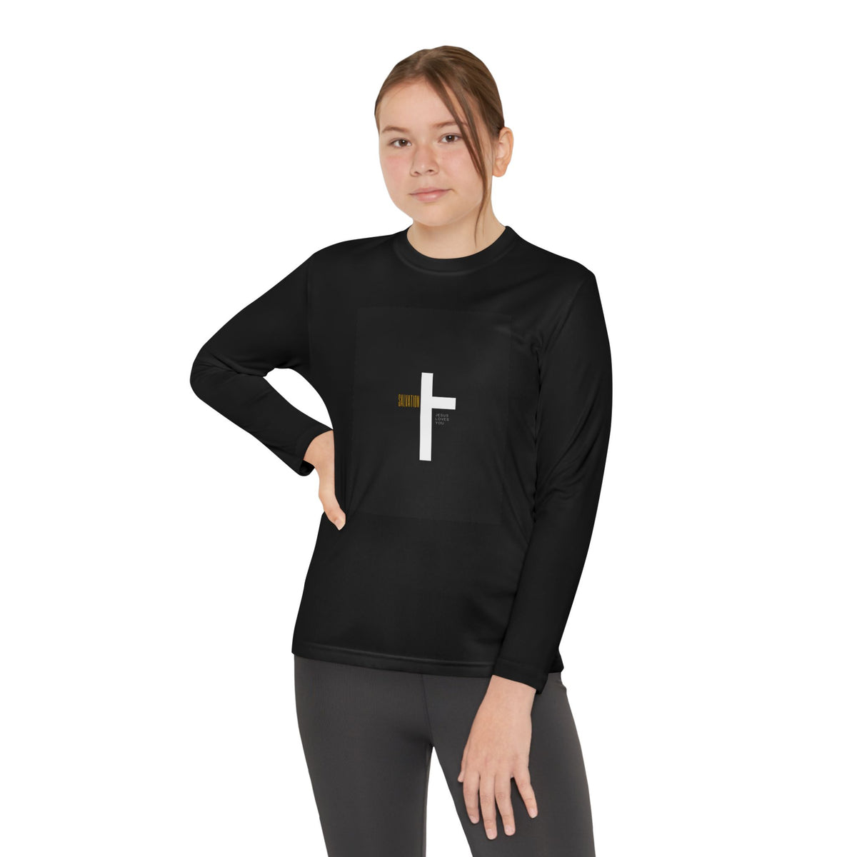 Youth Jesus Long Sleeve Tee — "King of Kings" Christian Shirt