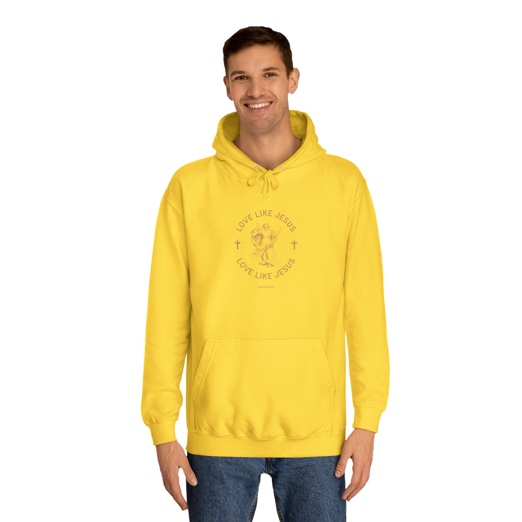 College Study Guide Hoodie — "Study Guide: Jesus" Inspirational Campus Pullover