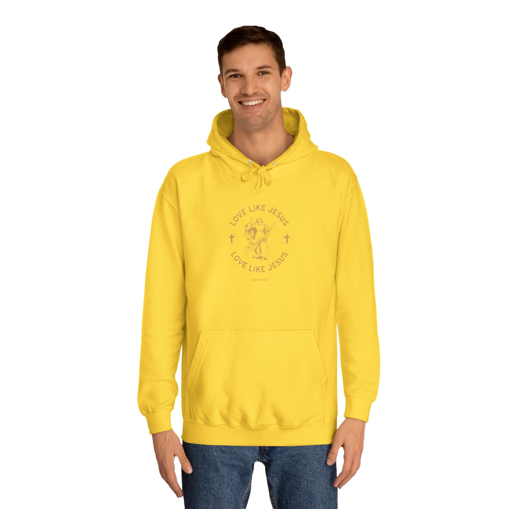 College Study Guide Hoodie — "Study Guide: Jesus" Inspirational Campus Pullover