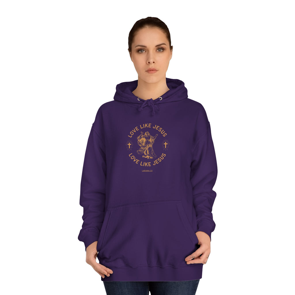 College Study Guide Hoodie — "Study Guide: Jesus" Inspirational Campus Pullover