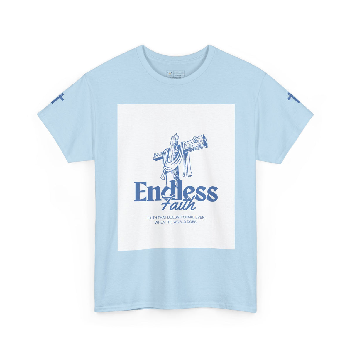 Faith Cross T‑Shirt — "Endless Faith" Christian Graphic Tee