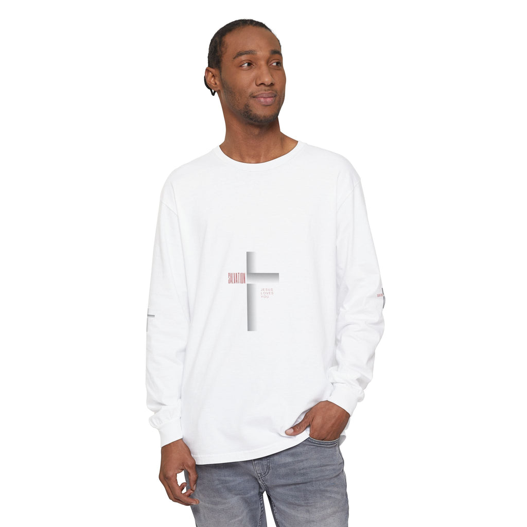 Christian Long Sleeve Tee — "The Messiah" Jerusalem Nazareth Design