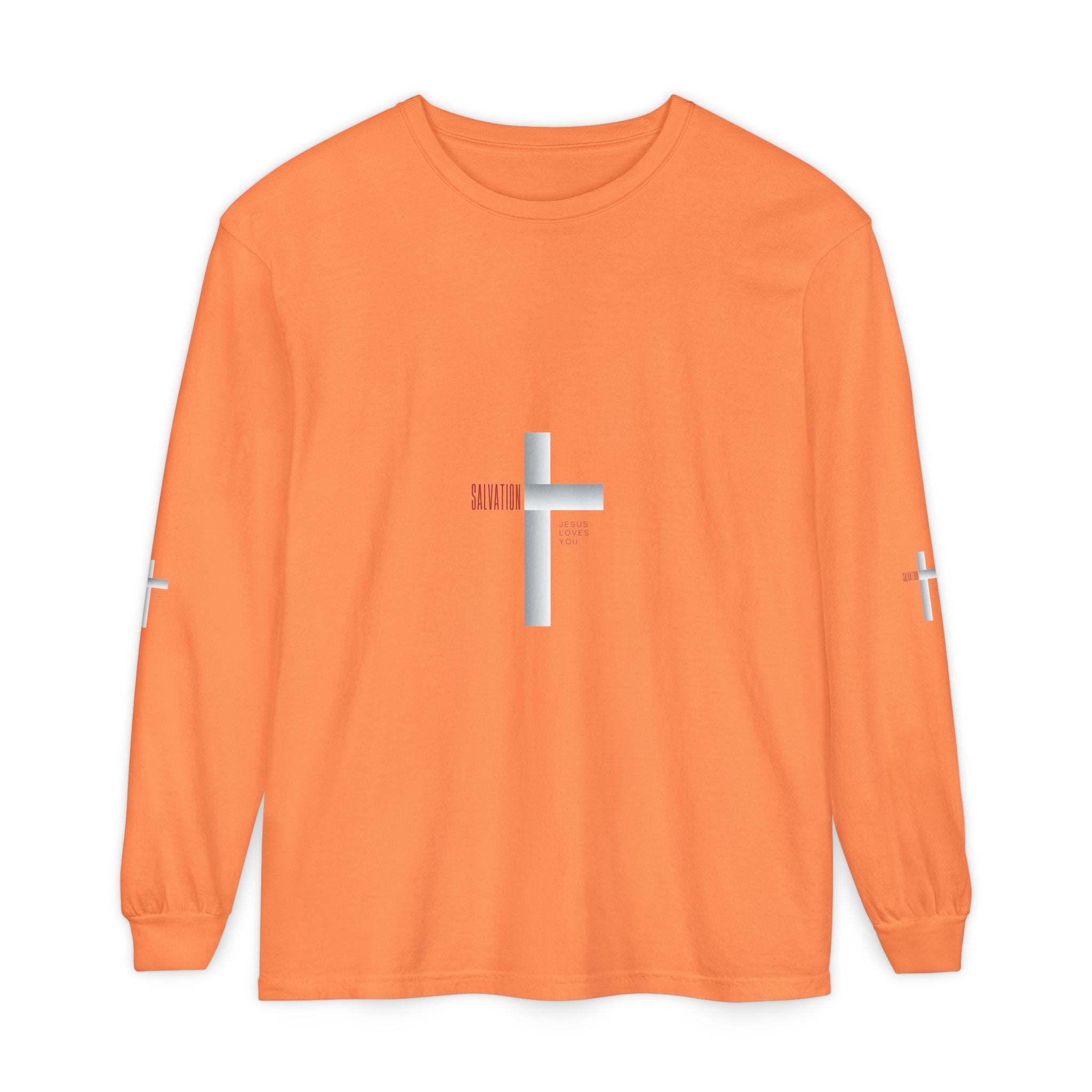 Christian Long Sleeve Tee — "The Messiah" Jerusalem Nazareth Design