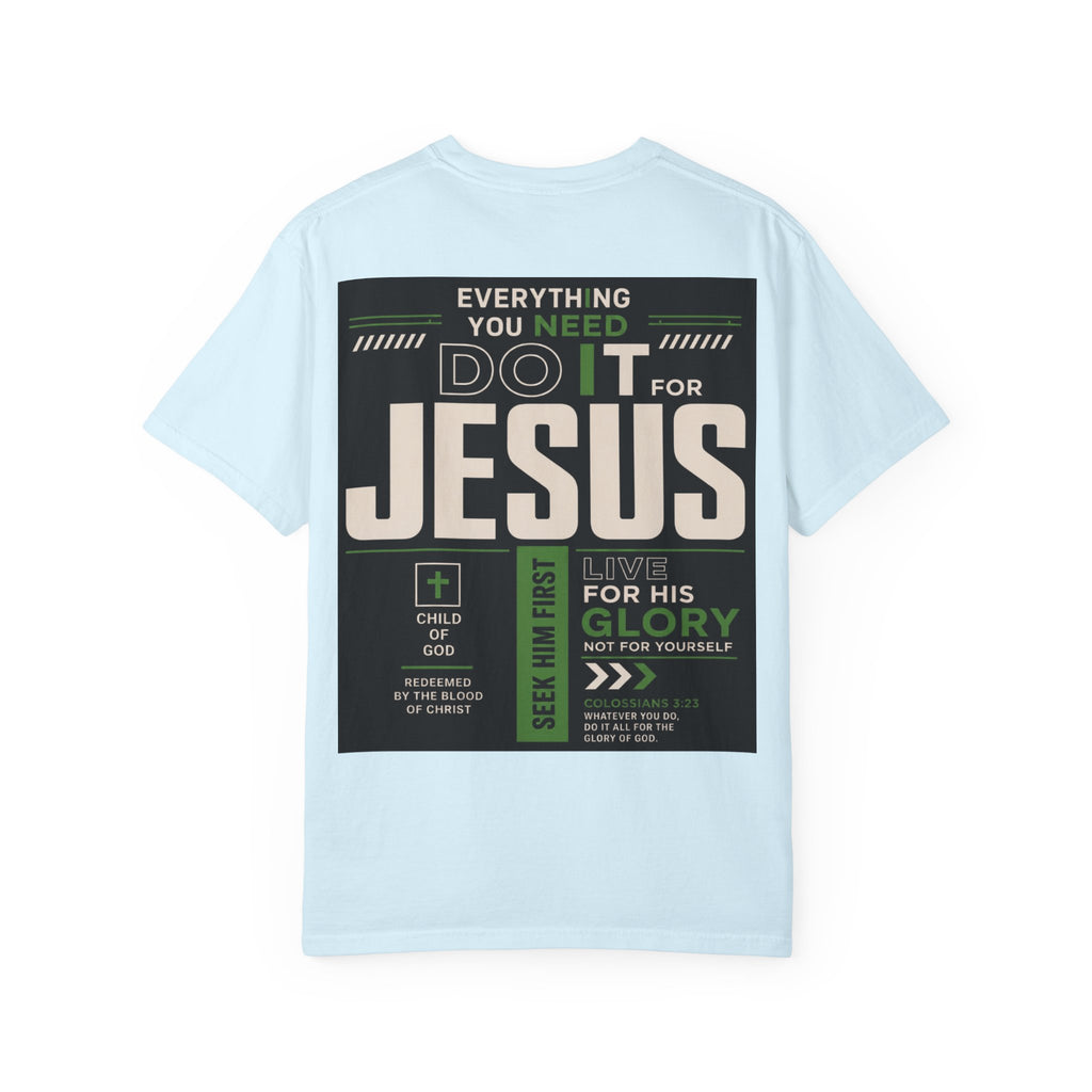 Christian Cross T-Shirt — "Do It For Jesus" Faith Graphic Tee