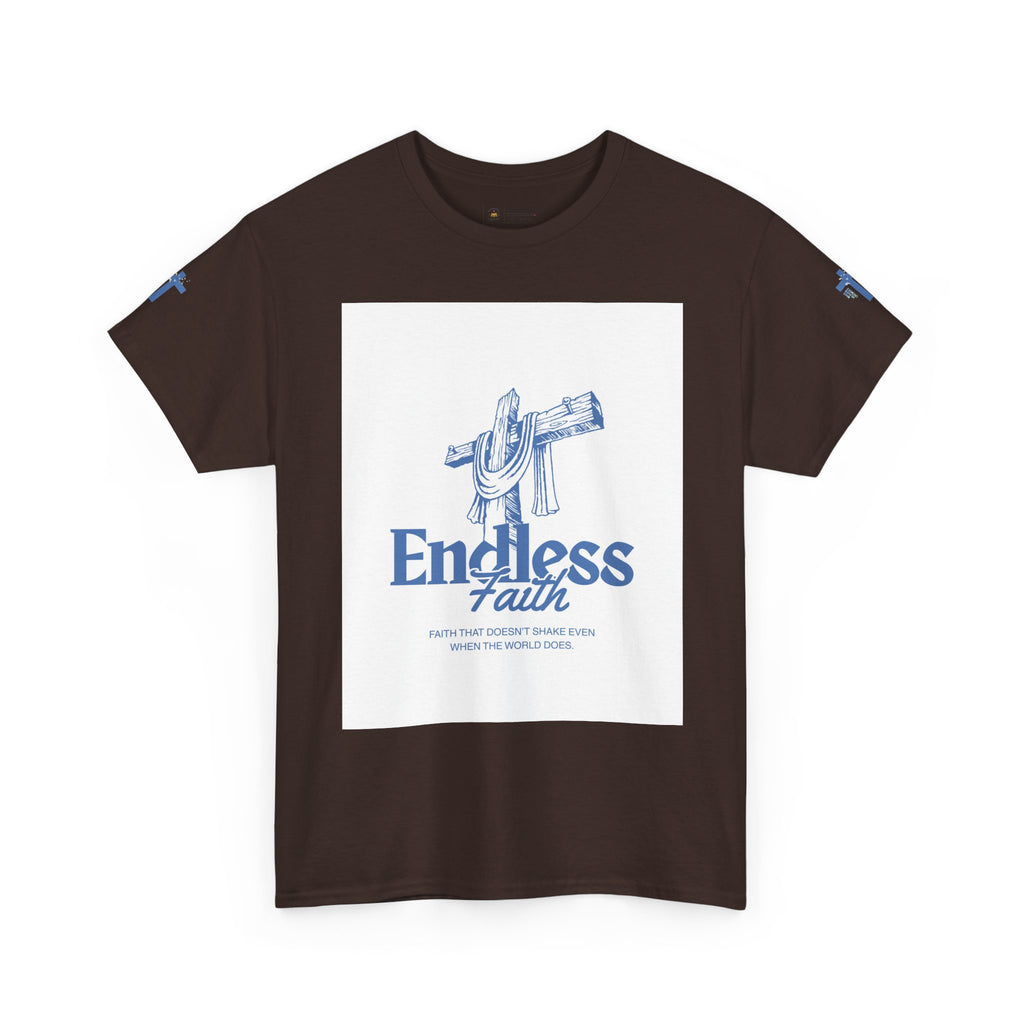 Faith Cross T‑Shirt — "Endless Faith" Christian Graphic Tee