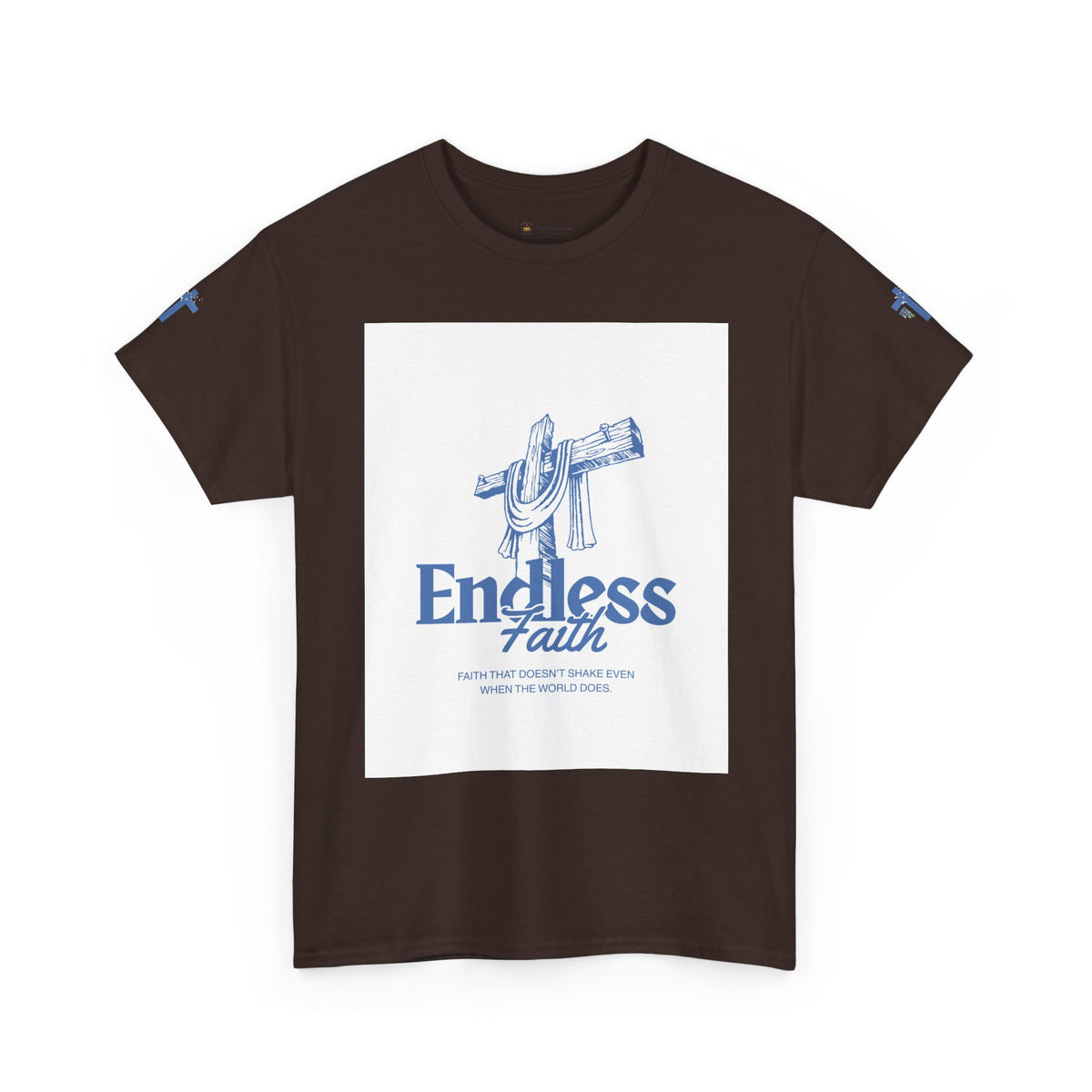 Faith Cross T‑Shirt — "Endless Faith" Christian Graphic Tee