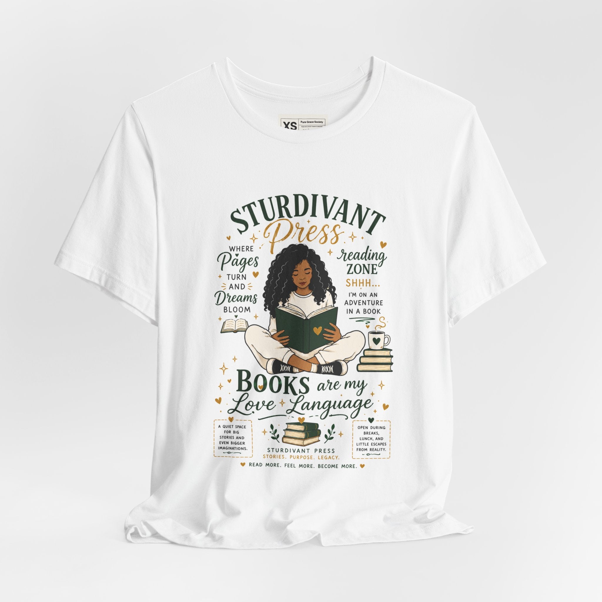 Booklover T‑Shirt — “Books Are My Love Language” Reading Tee
