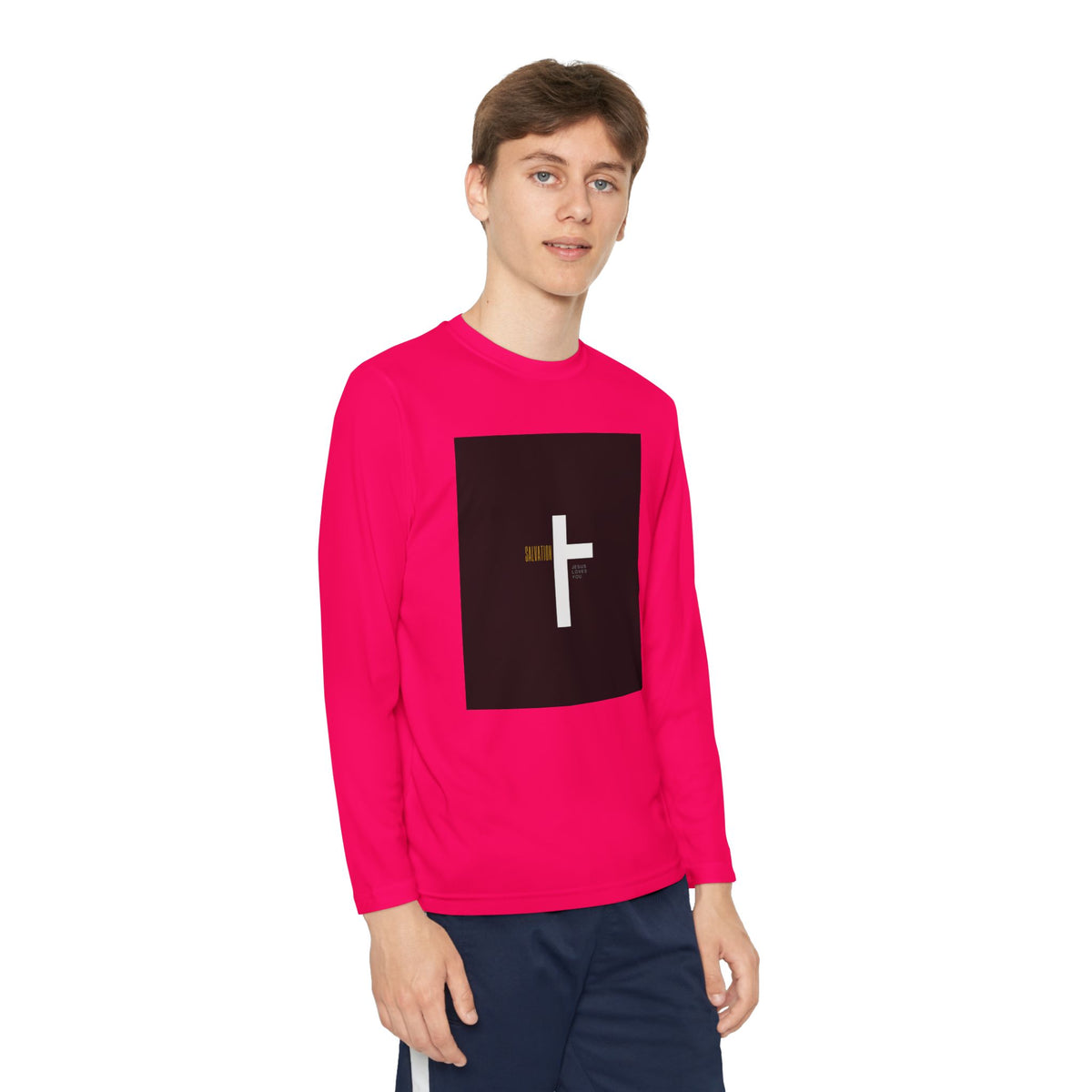 Youth Jesus Long Sleeve Tee — "King of Kings" Christian Shirt