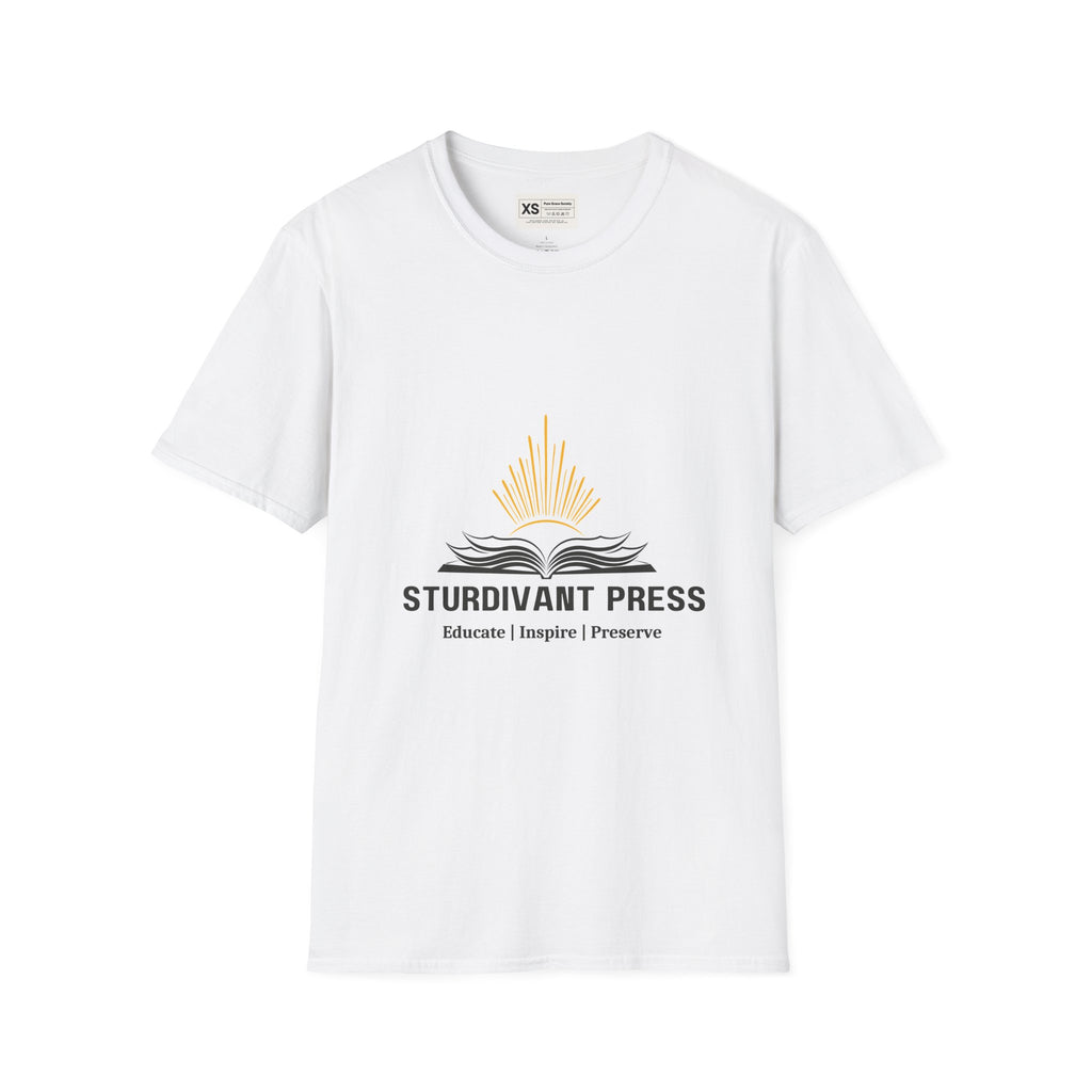 Minimal Lighthouse Logo T-Shirt — Coastal Nautical Graphic Tee