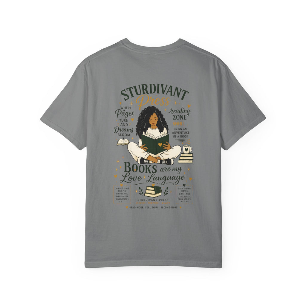 Book Lover T-Shirt — "Books Are My Love Language" Reading Tee
