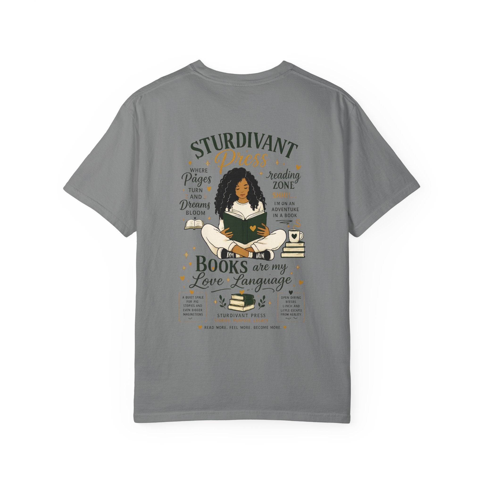 Book Lover T-Shirt — "Books Are My Love Language" Reading Tee