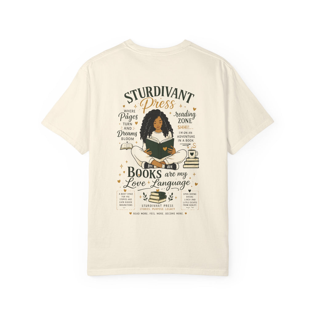 Book Lover T-Shirt — "Books Are My Love Language" Reading Tee