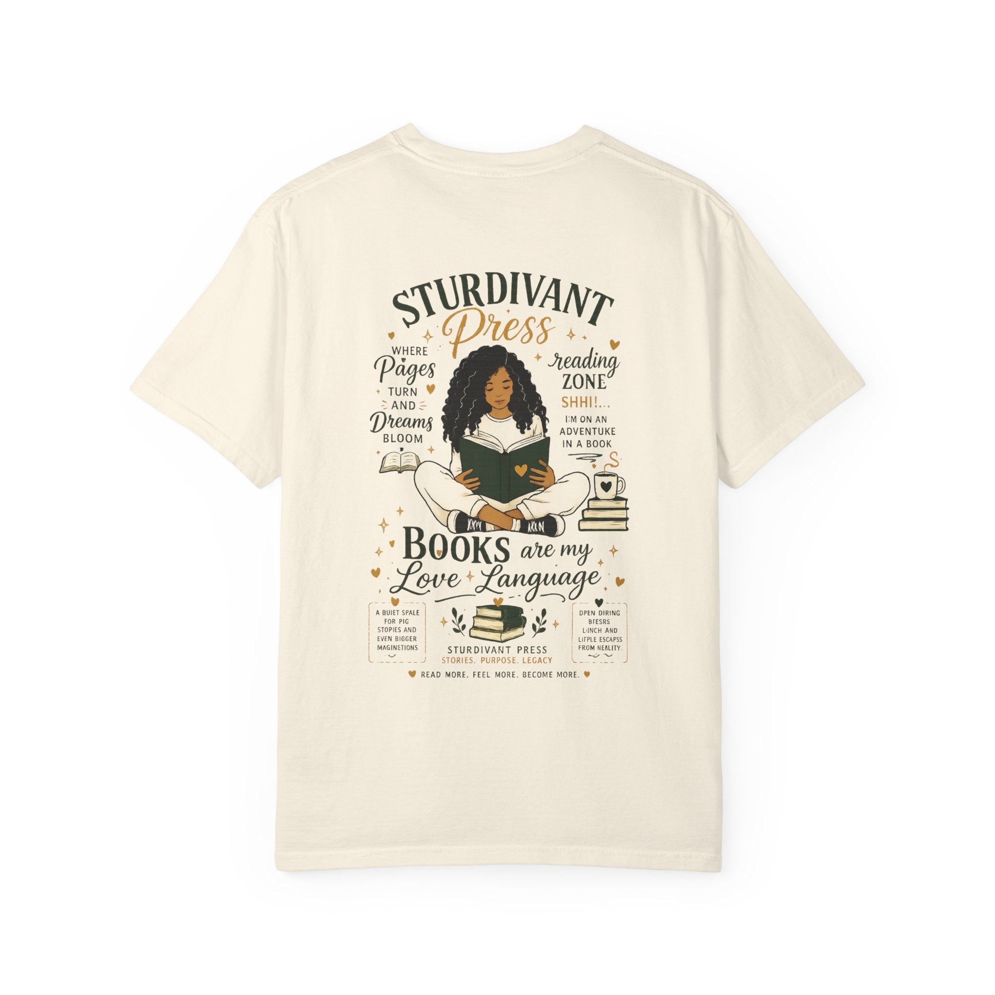 Book Lover T-Shirt — "Books Are My Love Language" Reading Tee