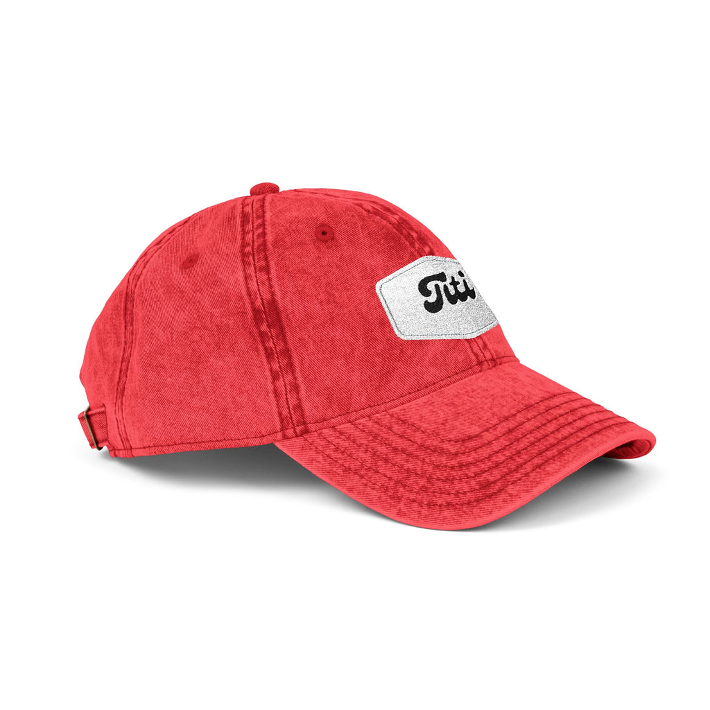 Vintage Embroidered Cap - Retro 'Titi' Patch Dad Hat
