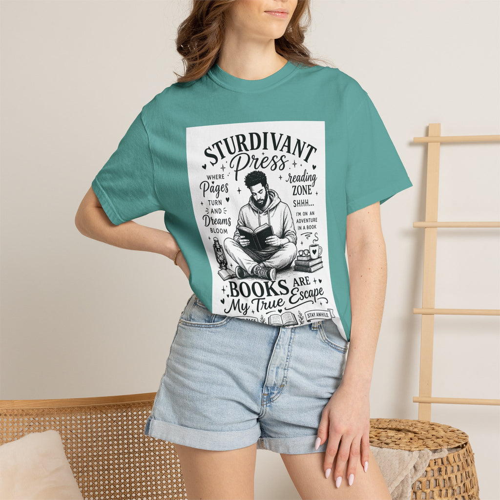 Reading Escape T-Shirt — “Books Are My True Escape” Literary Tee
