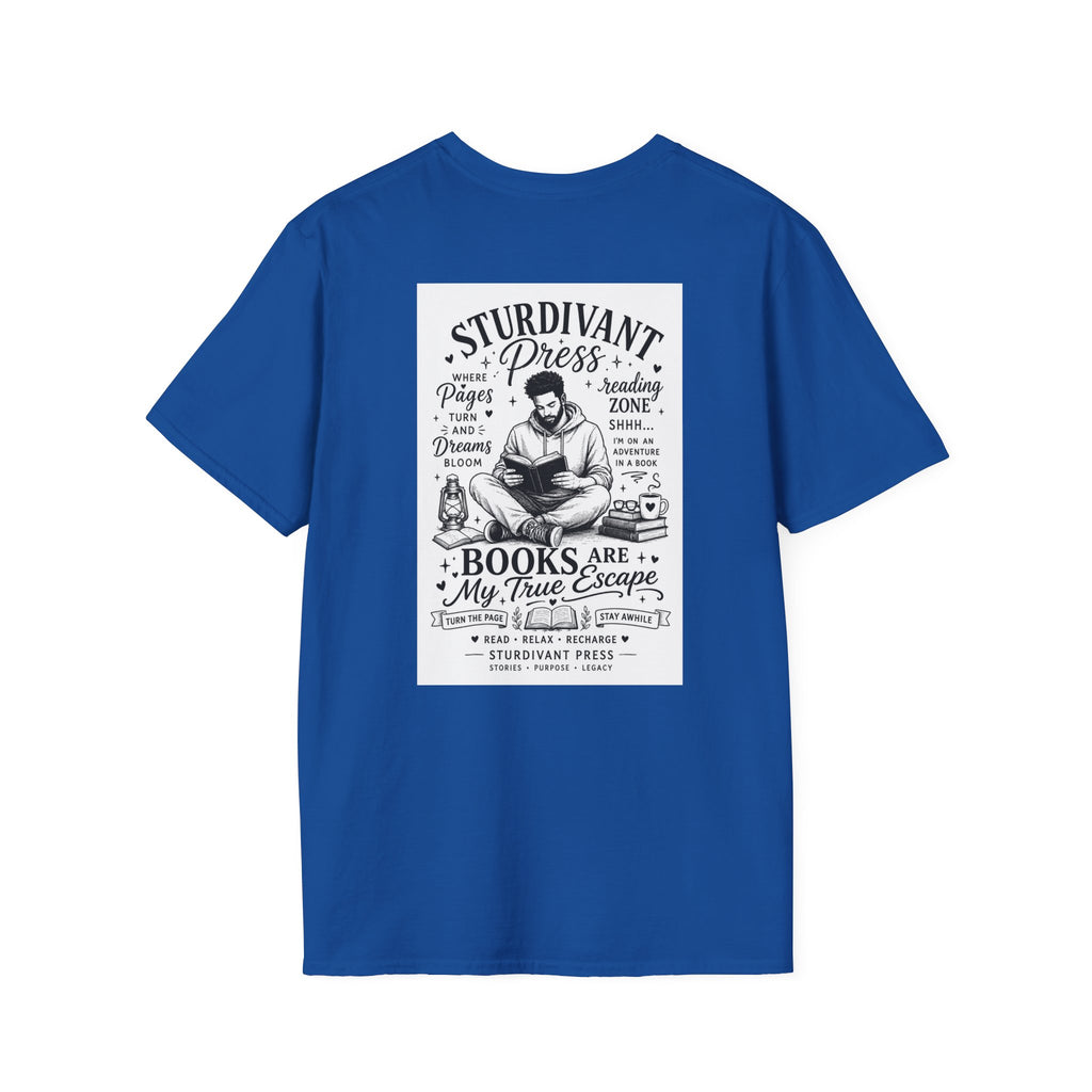 Minimal Lighthouse Logo T-Shirt — Coastal Nautical Graphic Tee