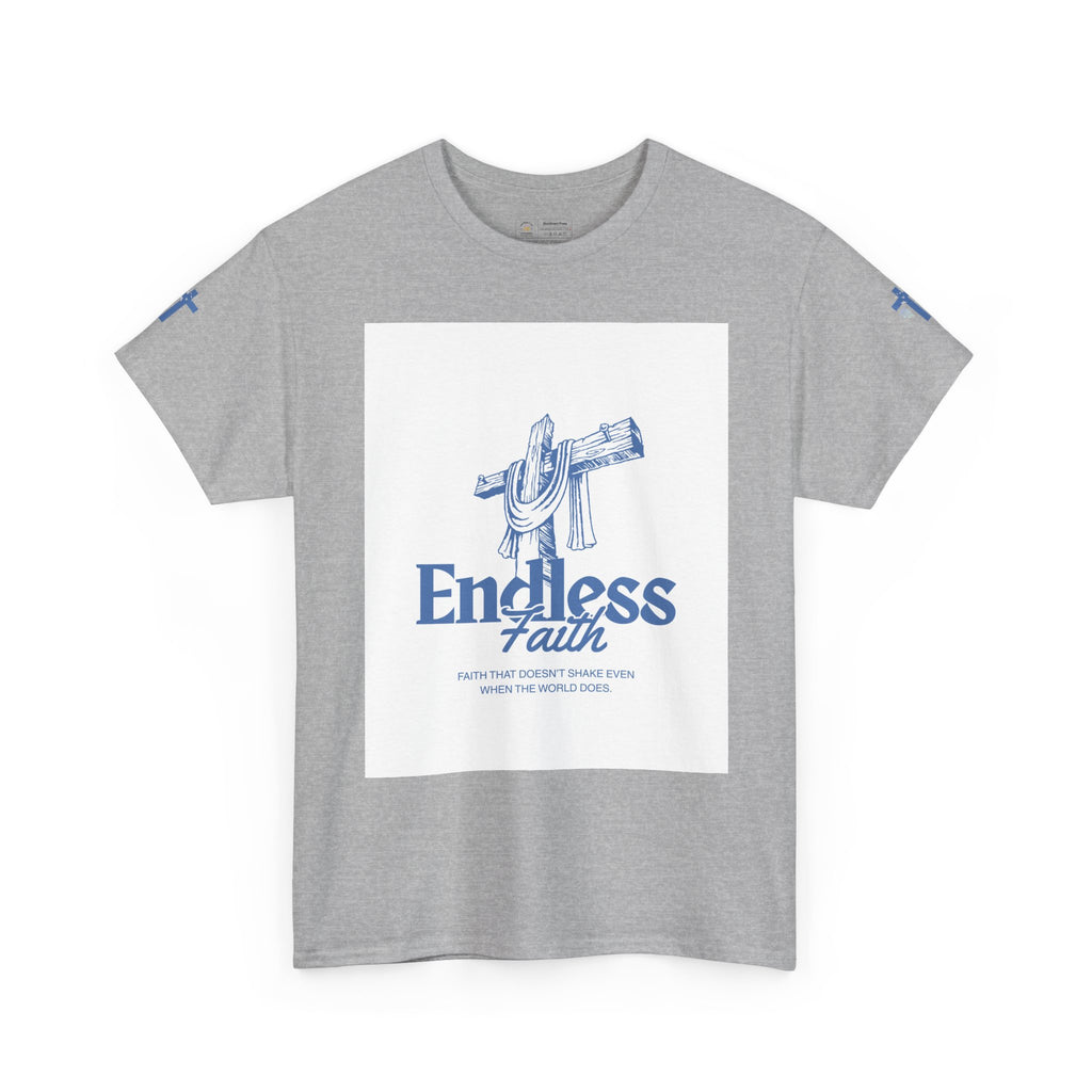 Faith Cross T‑Shirt — "Endless Faith" Christian Graphic Tee