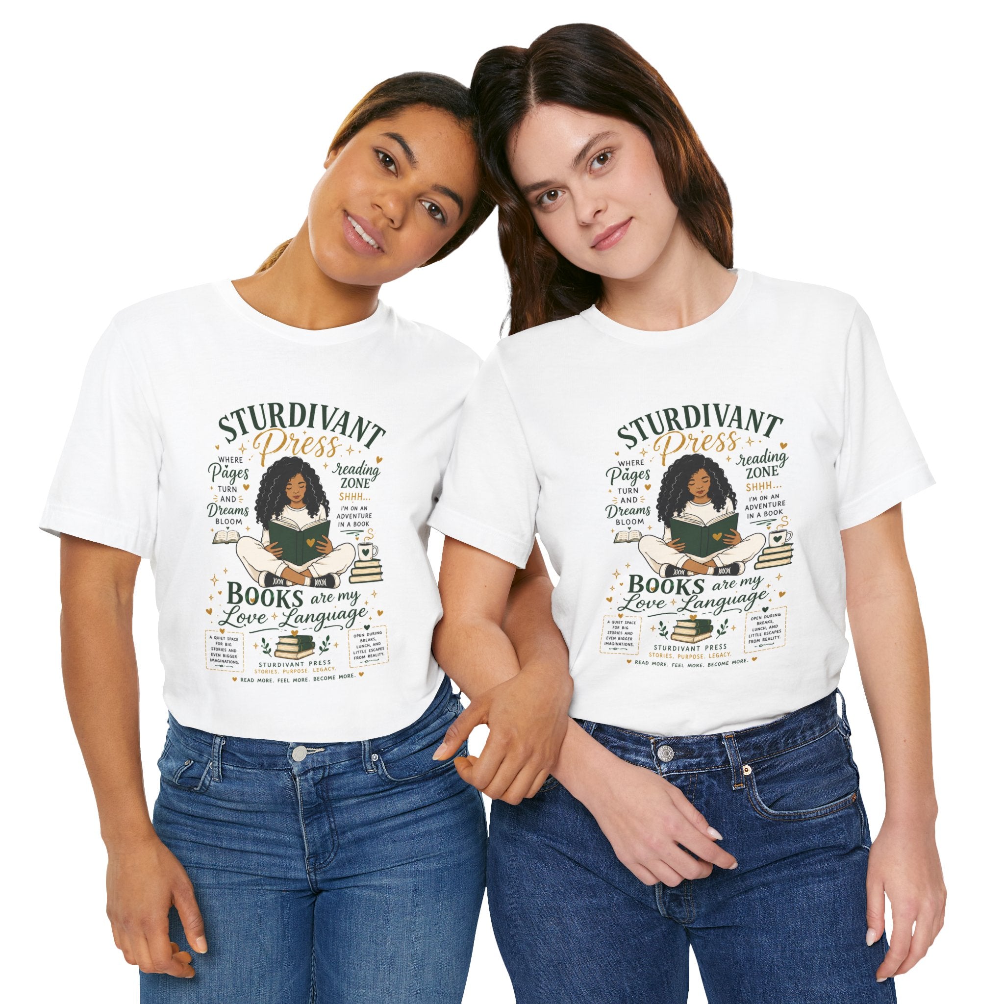 Booklover T‑Shirt — “Books Are My Love Language” Reading Tee