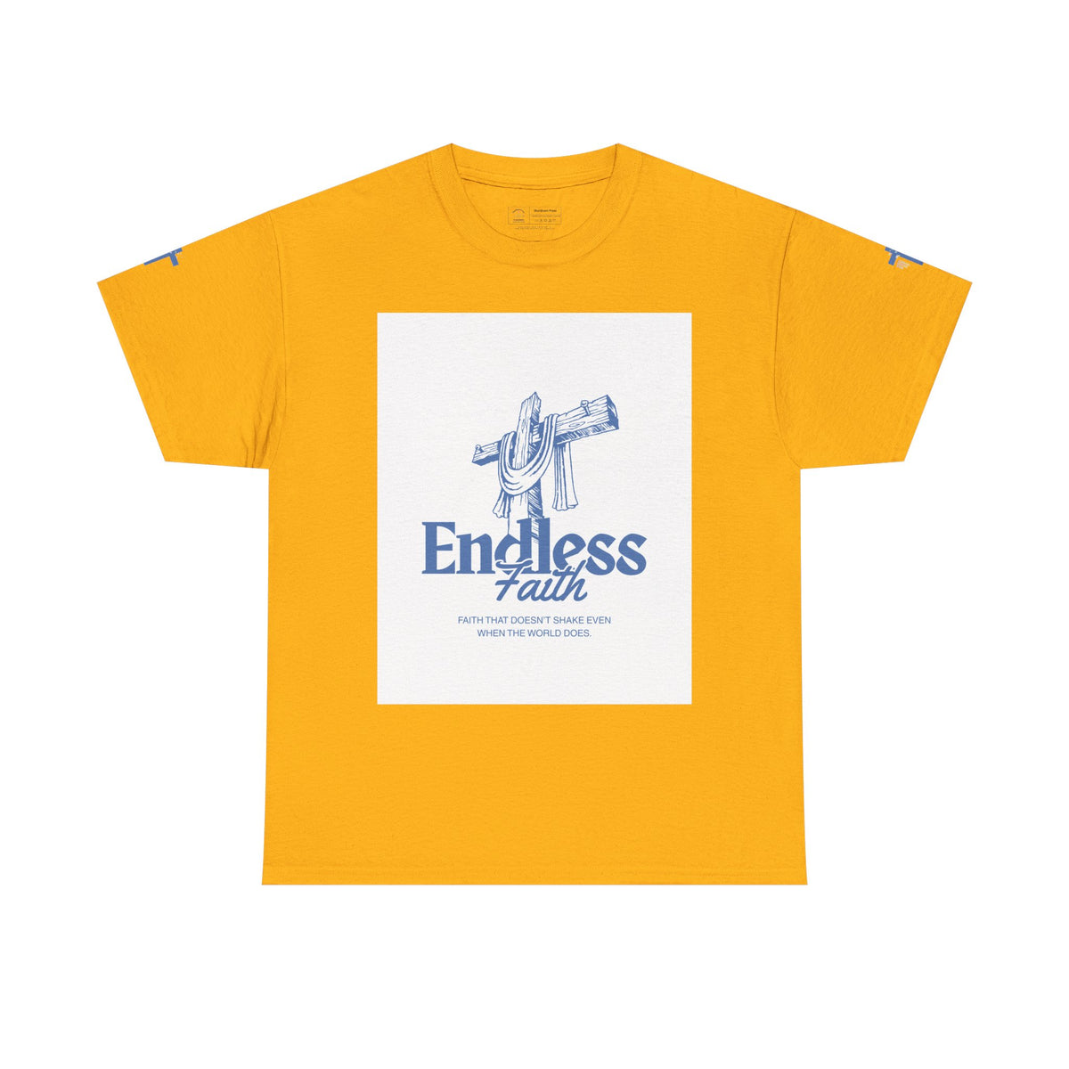 Faith Cross T‑Shirt — "Endless Faith" Christian Graphic Tee
