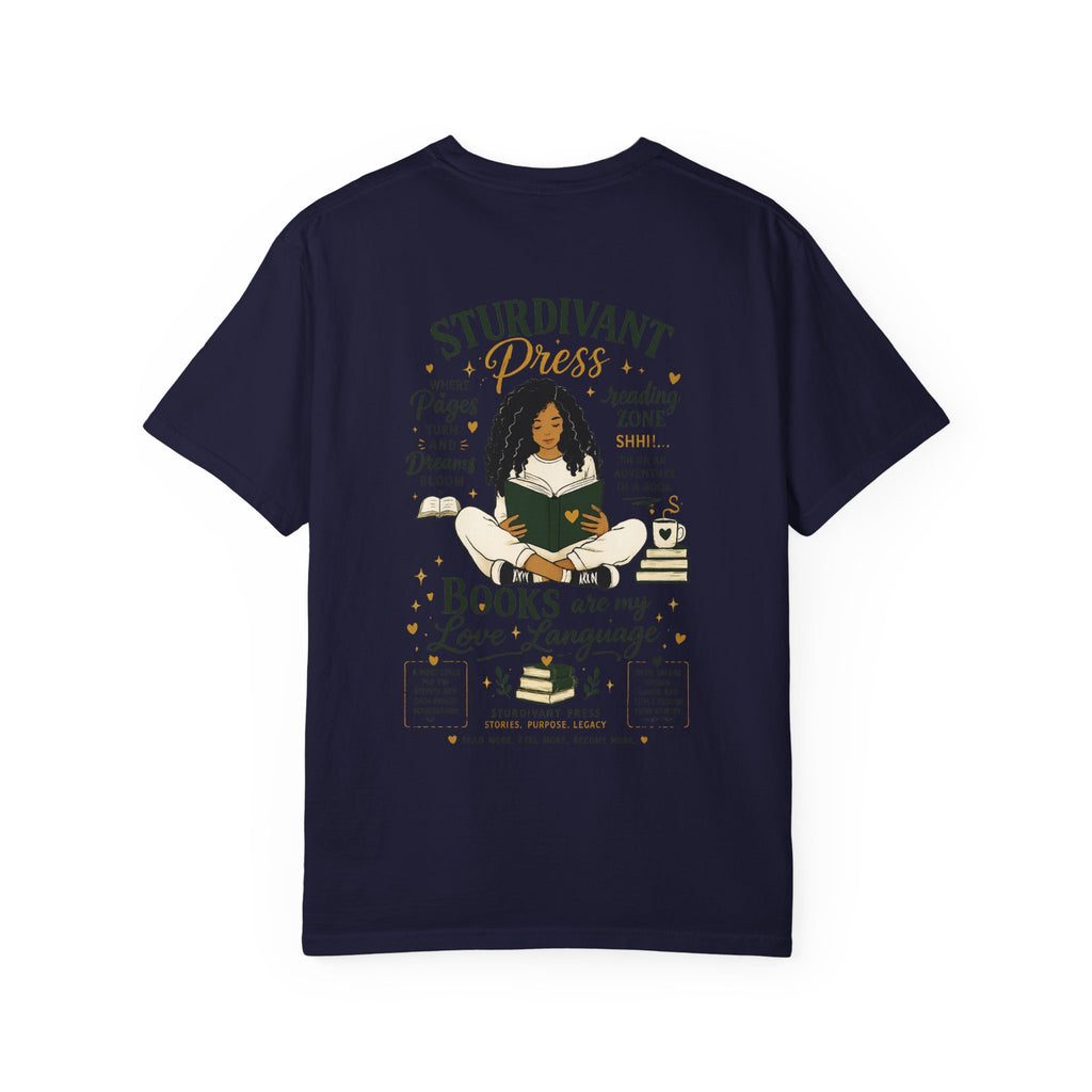 Book Lover T-Shirt — "Books Are My Love Language" Reading Tee