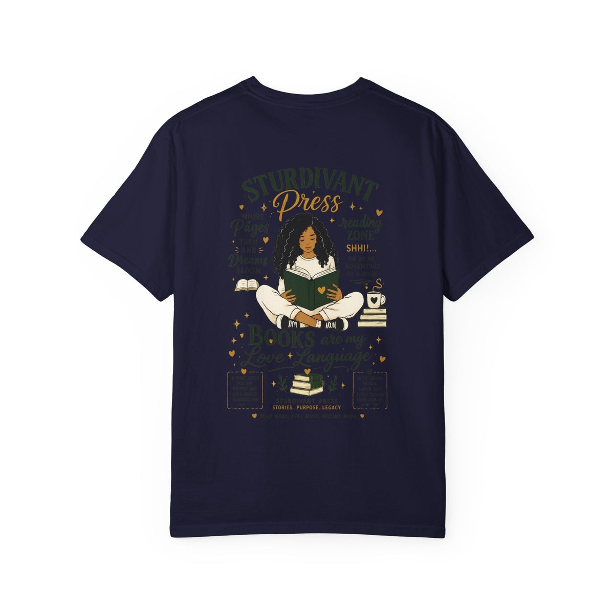 Book Lover T-Shirt — "Books Are My Love Language" Reading Tee