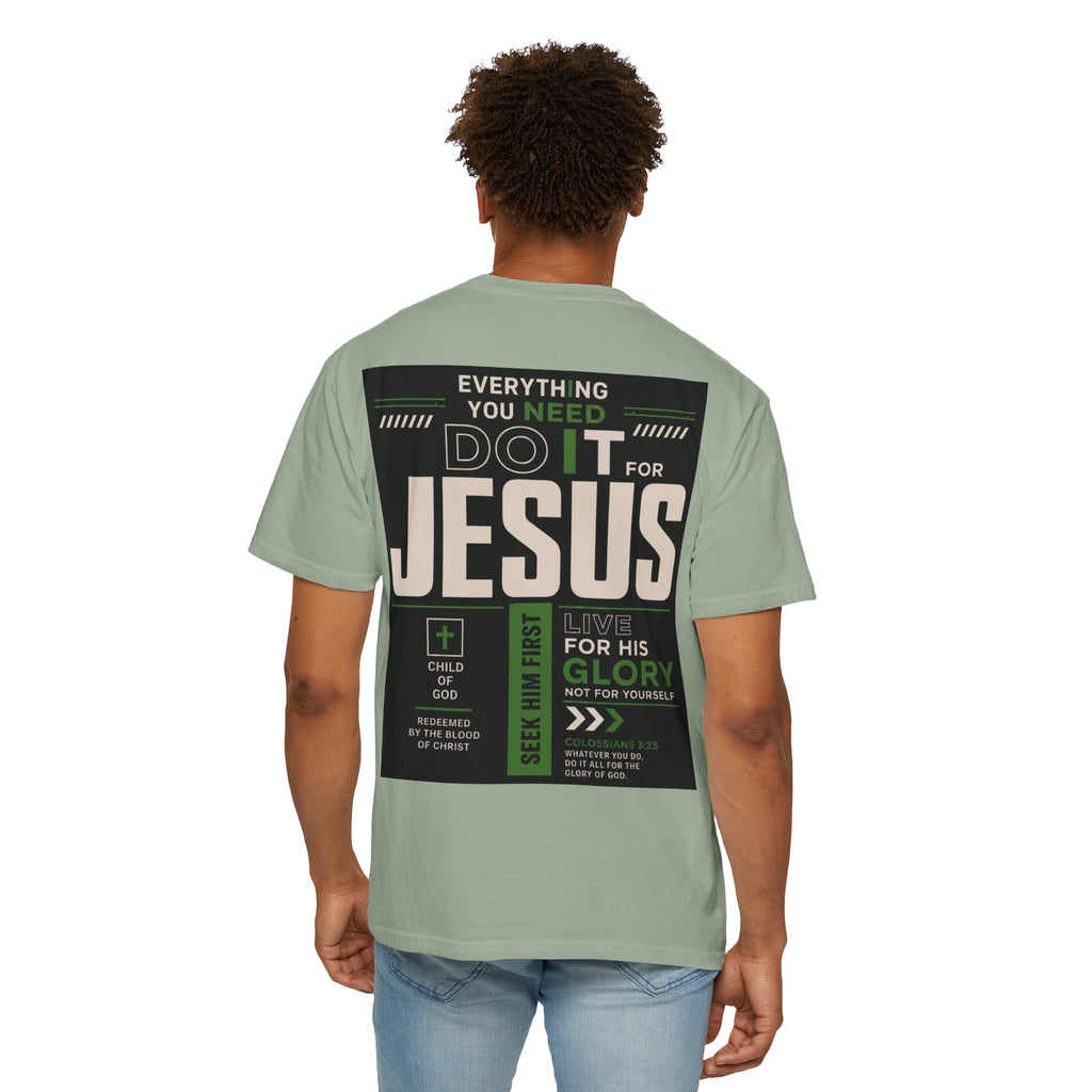 Christian Cross T-Shirt — "Do It For Jesus" Faith Graphic Tee