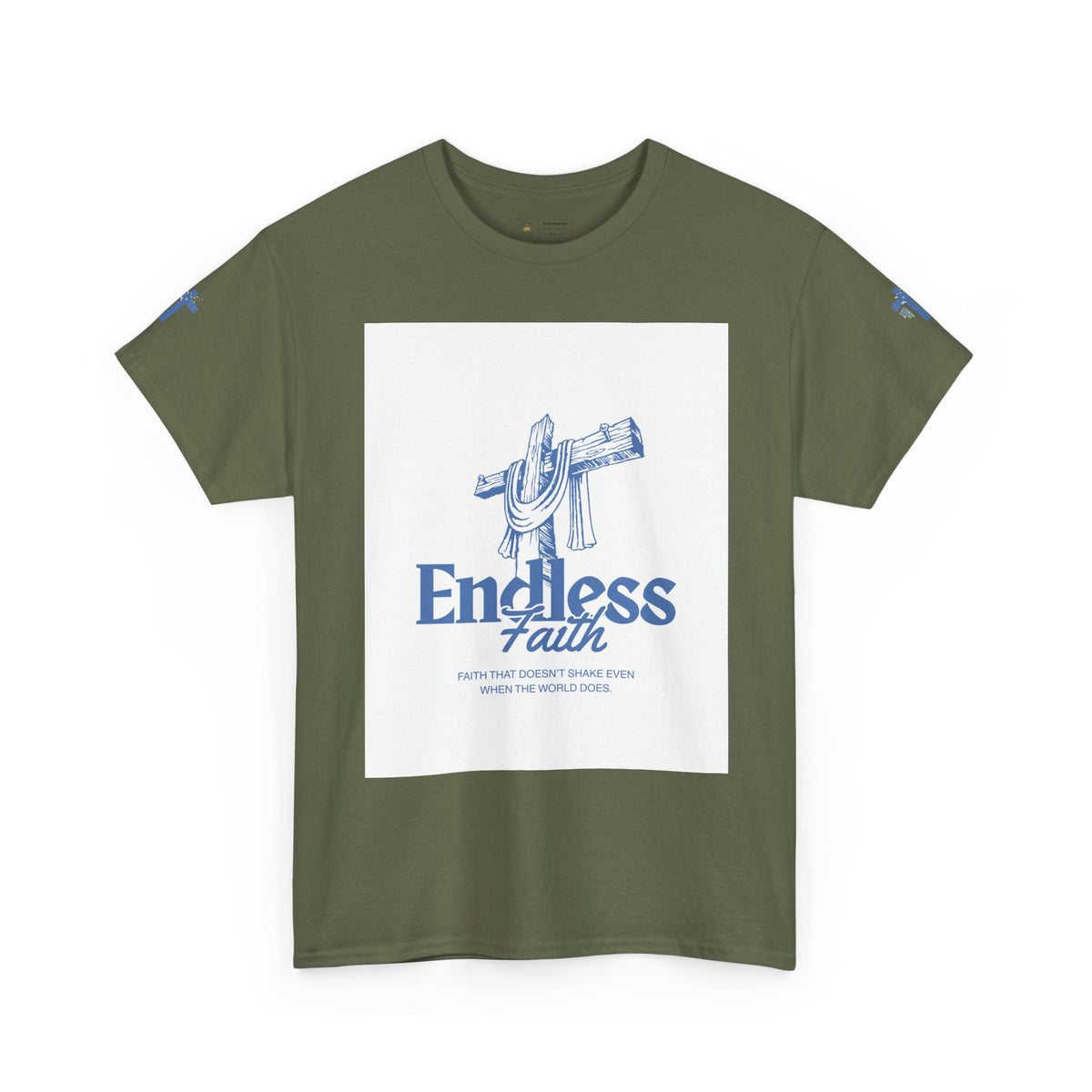 Faith Cross T‑Shirt — "Endless Faith" Christian Graphic Tee
