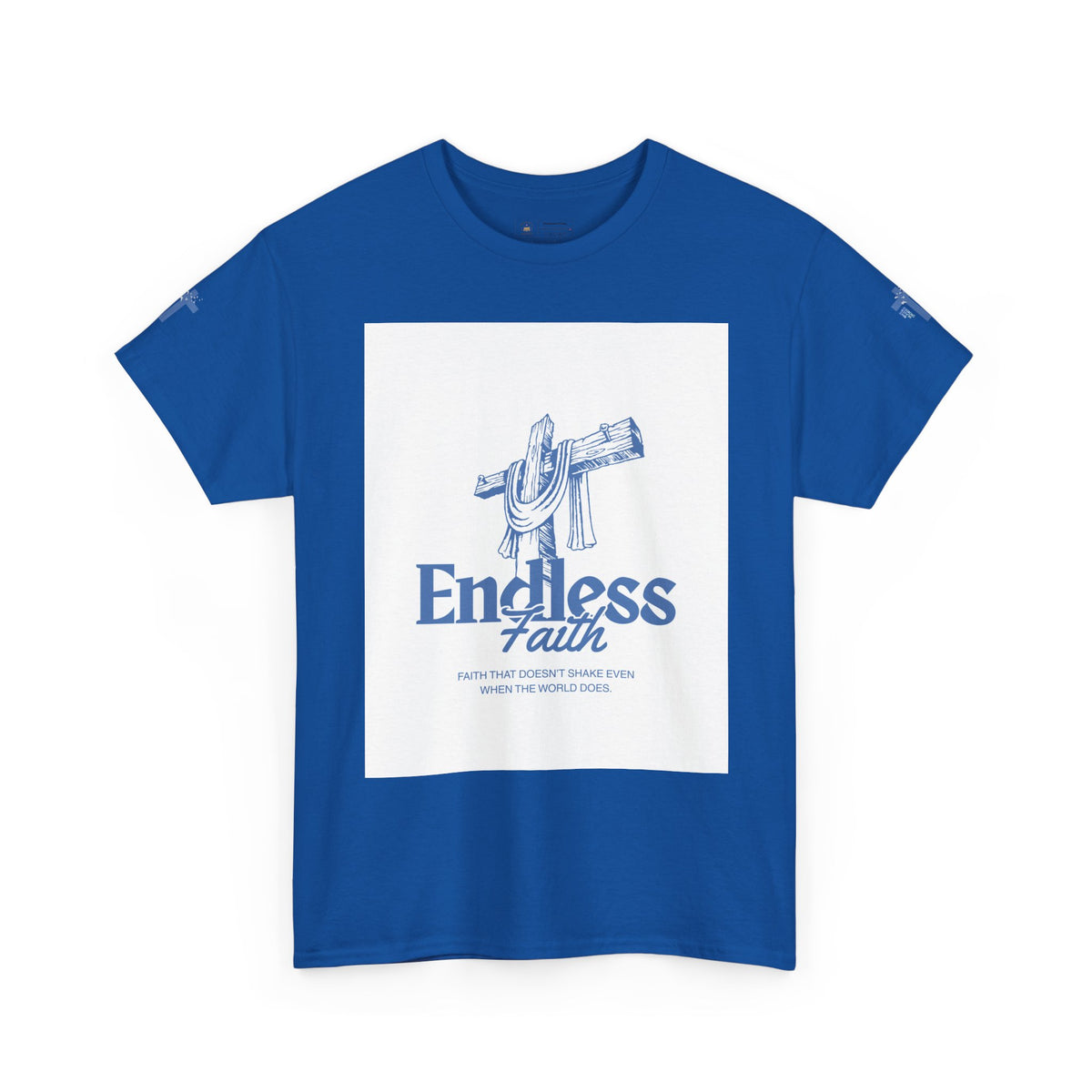 Faith Cross T‑Shirt — "Endless Faith" Christian Graphic Tee