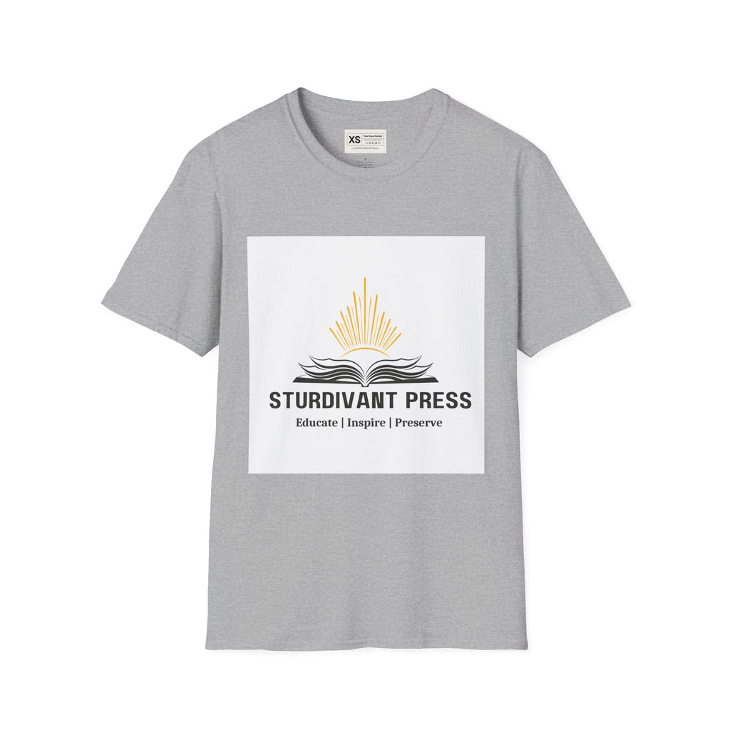 Minimal Lighthouse Logo T-Shirt — Coastal Nautical Graphic Tee