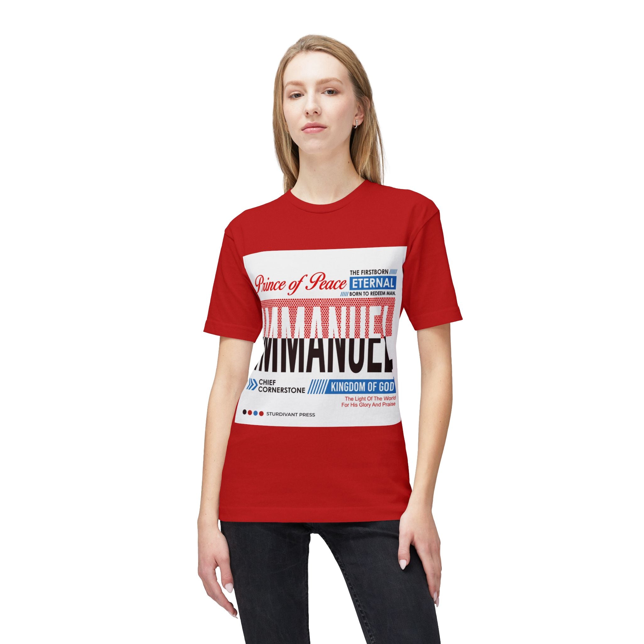 One Redeemer Christian T-Shirt — Faith-Based Church Tee (Lamb of God, Kingdom of God)