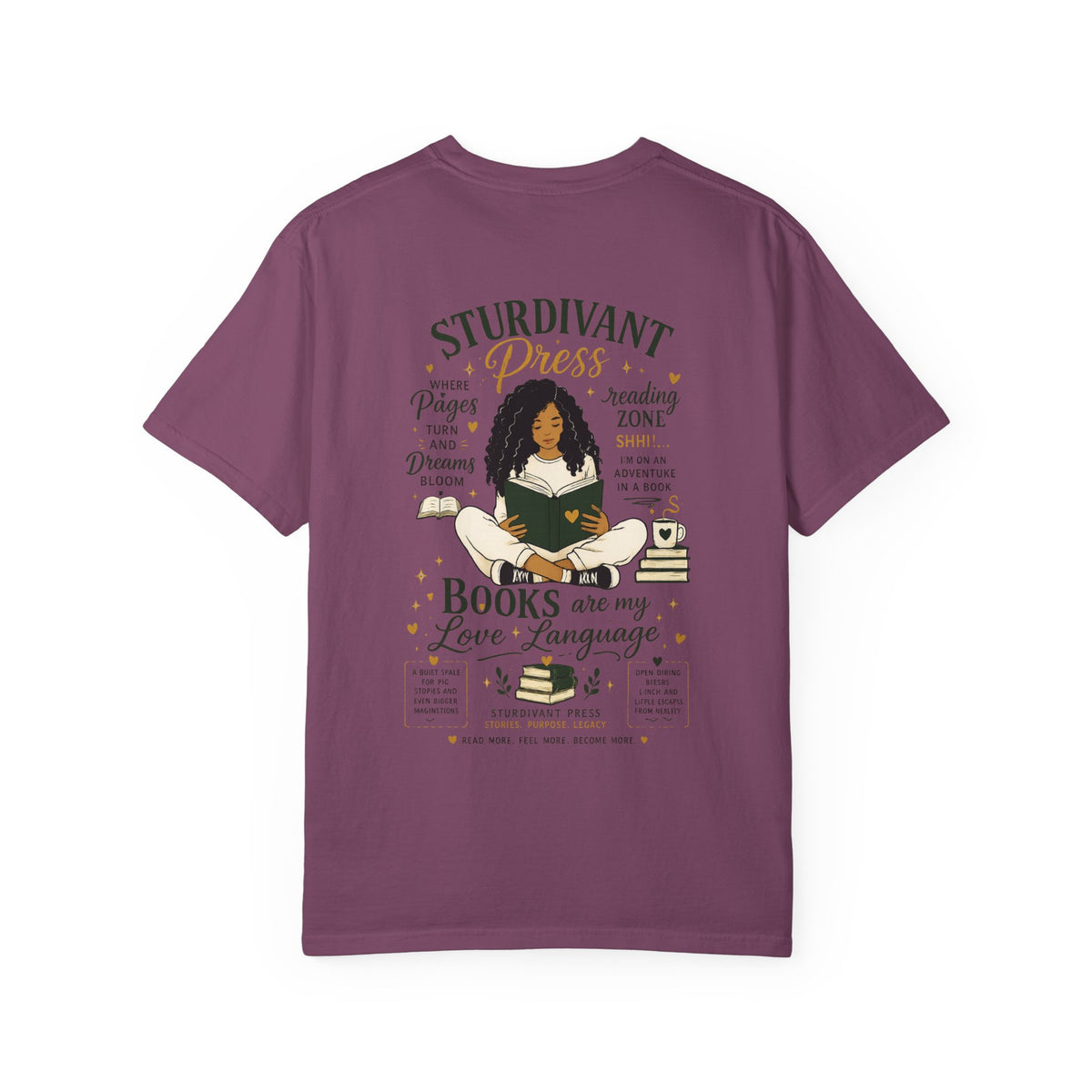 Book Lover T-Shirt — "Books Are My Love Language" Reading Tee