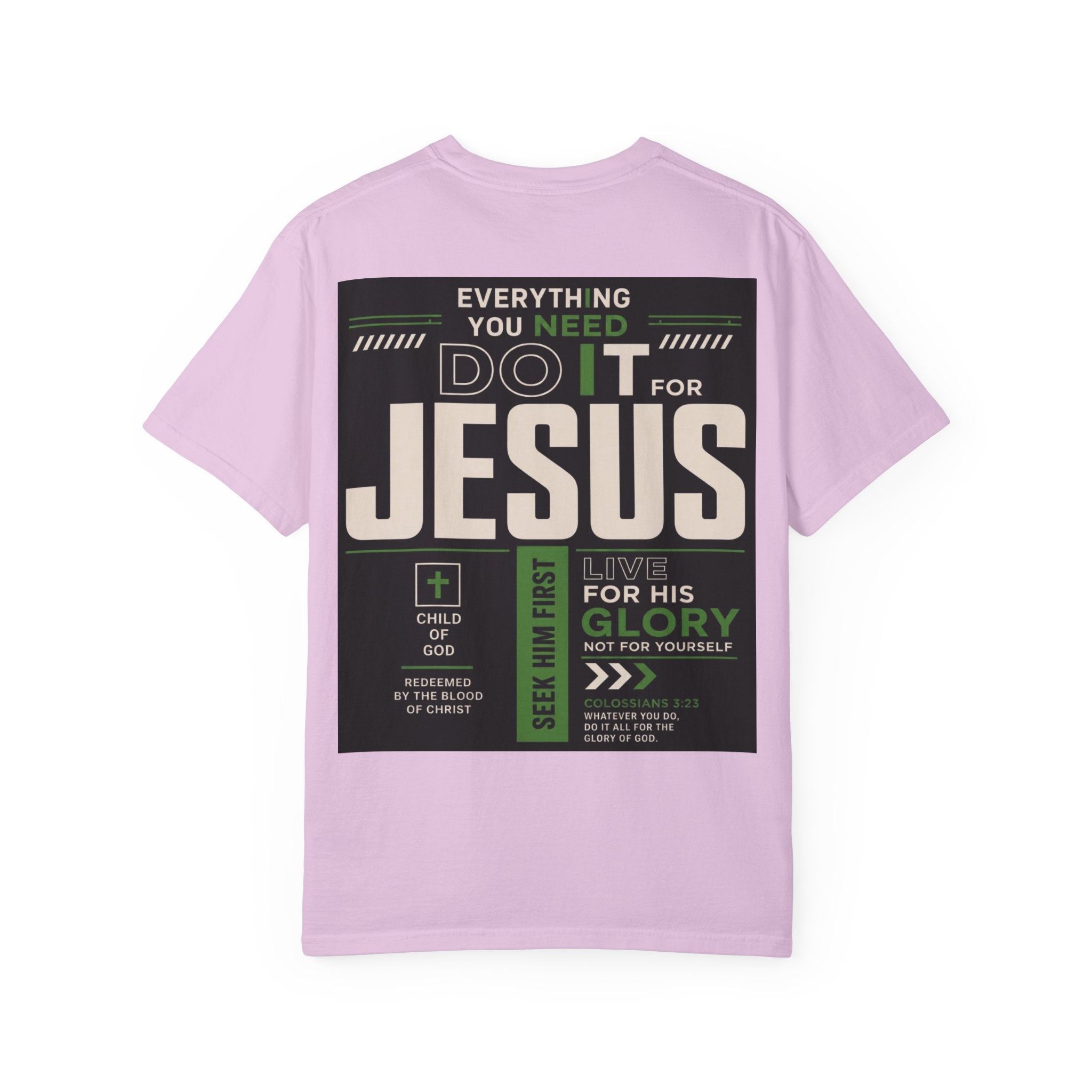 Christian Cross T-Shirt — "Do It For Jesus" Faith Graphic Tee