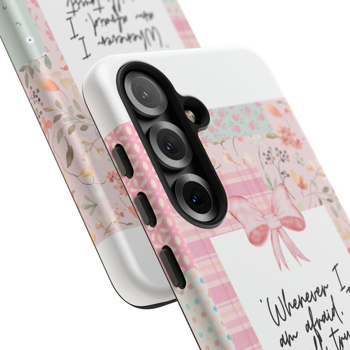 Inspirational Psalms Phone Case — "Whenever I am afraid, I will trust in You." (Psalms 56:3)