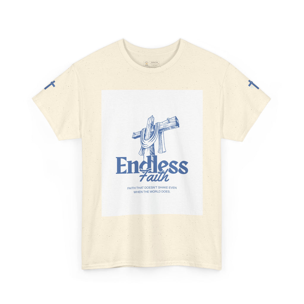 Faith Cross T‑Shirt — "Endless Faith" Christian Graphic Tee