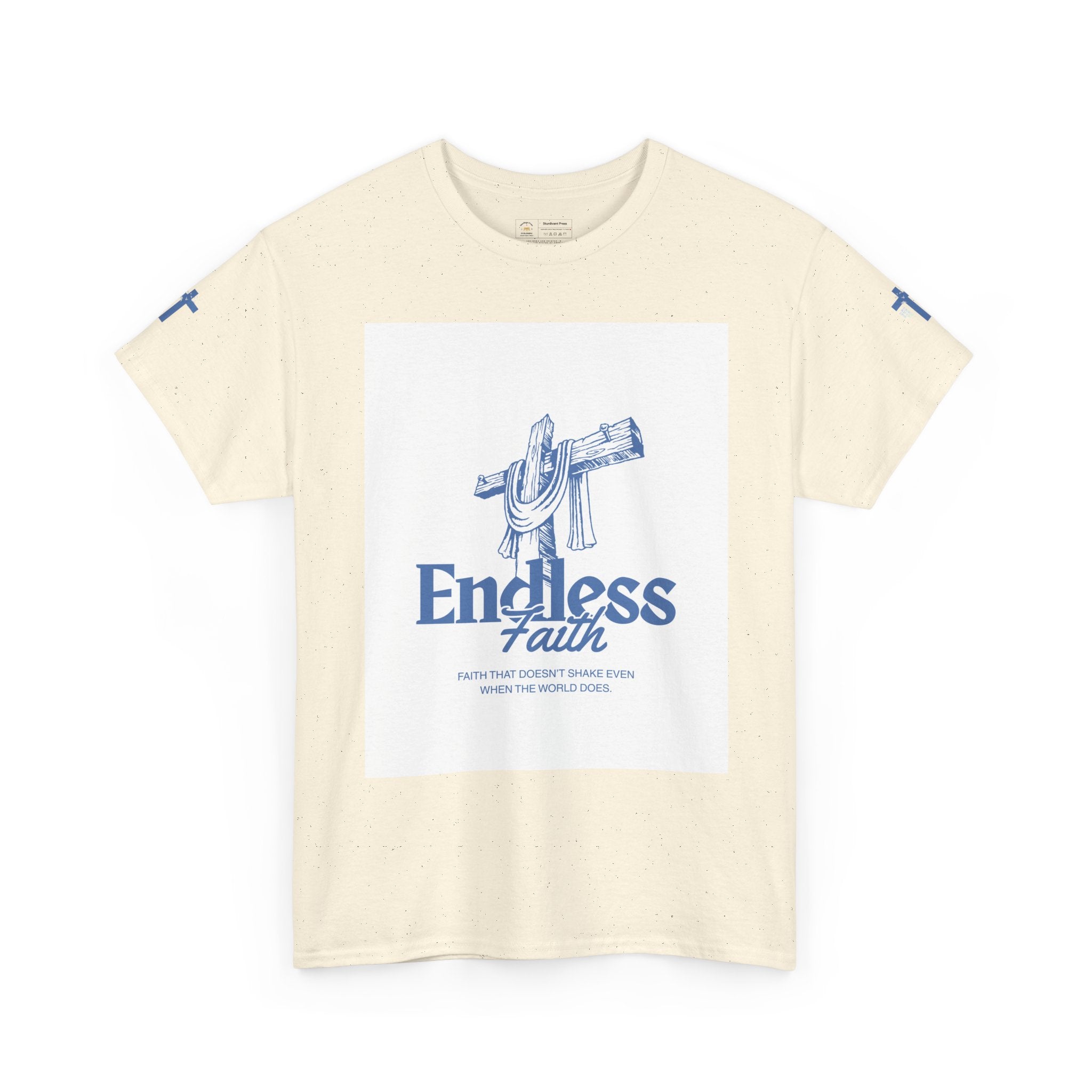 Faith Cross T‑Shirt — "Endless Faith" Christian Graphic Tee