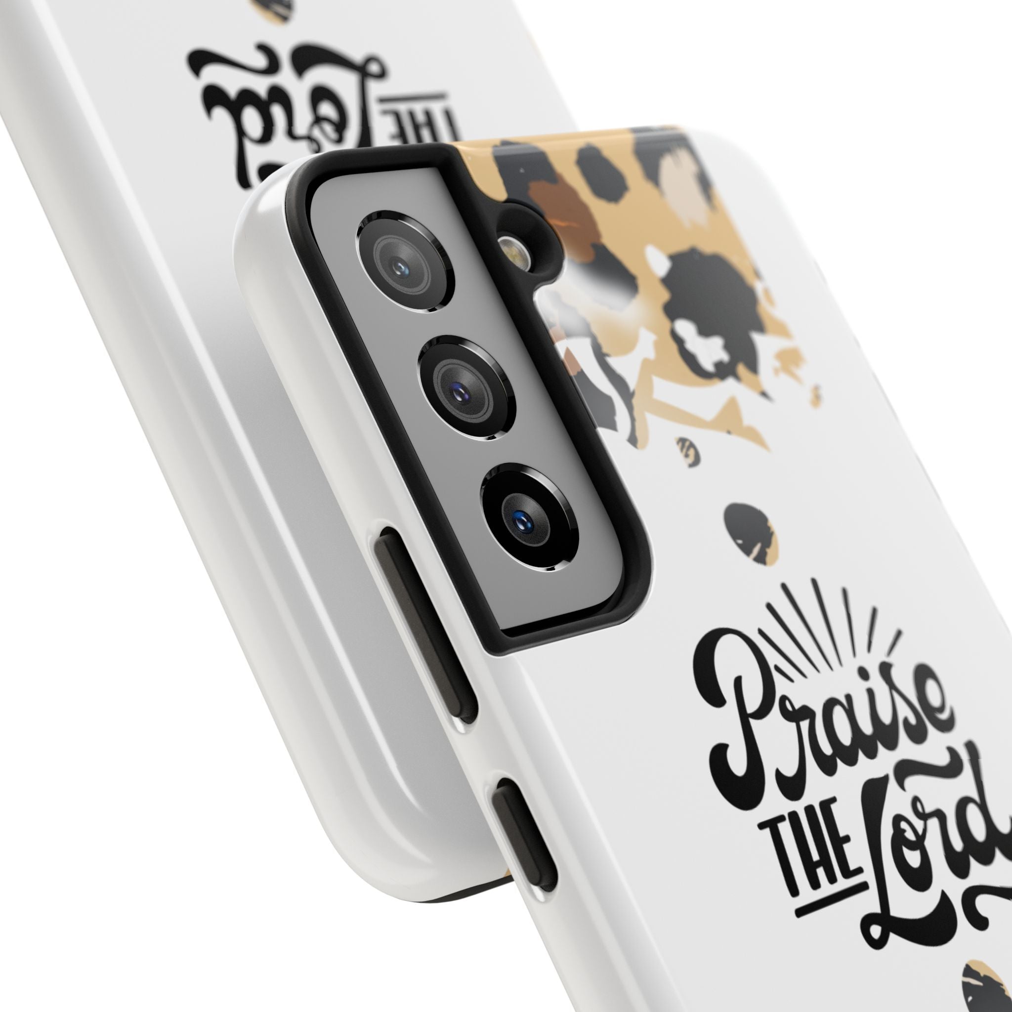 Praise the Lord Leopard Tough Phone Case — Christian iPhone Protection