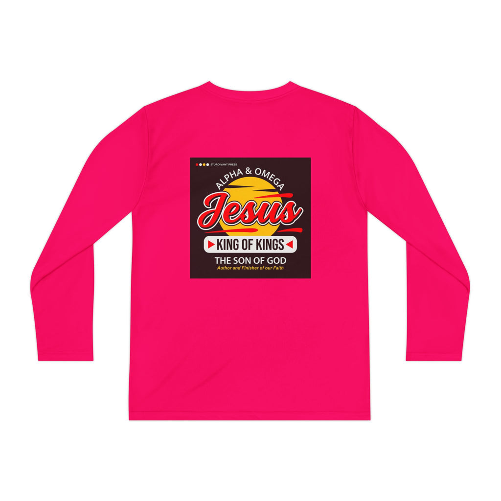 Youth Jesus Long Sleeve Tee — "King of Kings" Christian Shirt