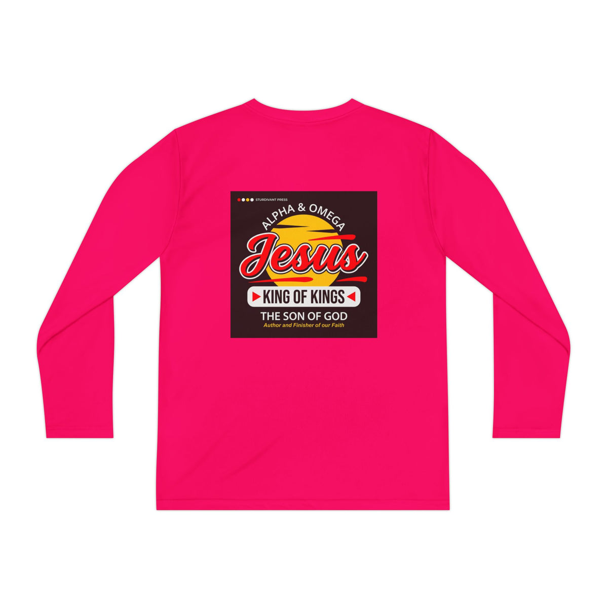 Youth Jesus Long Sleeve Tee — "King of Kings" Christian Shirt