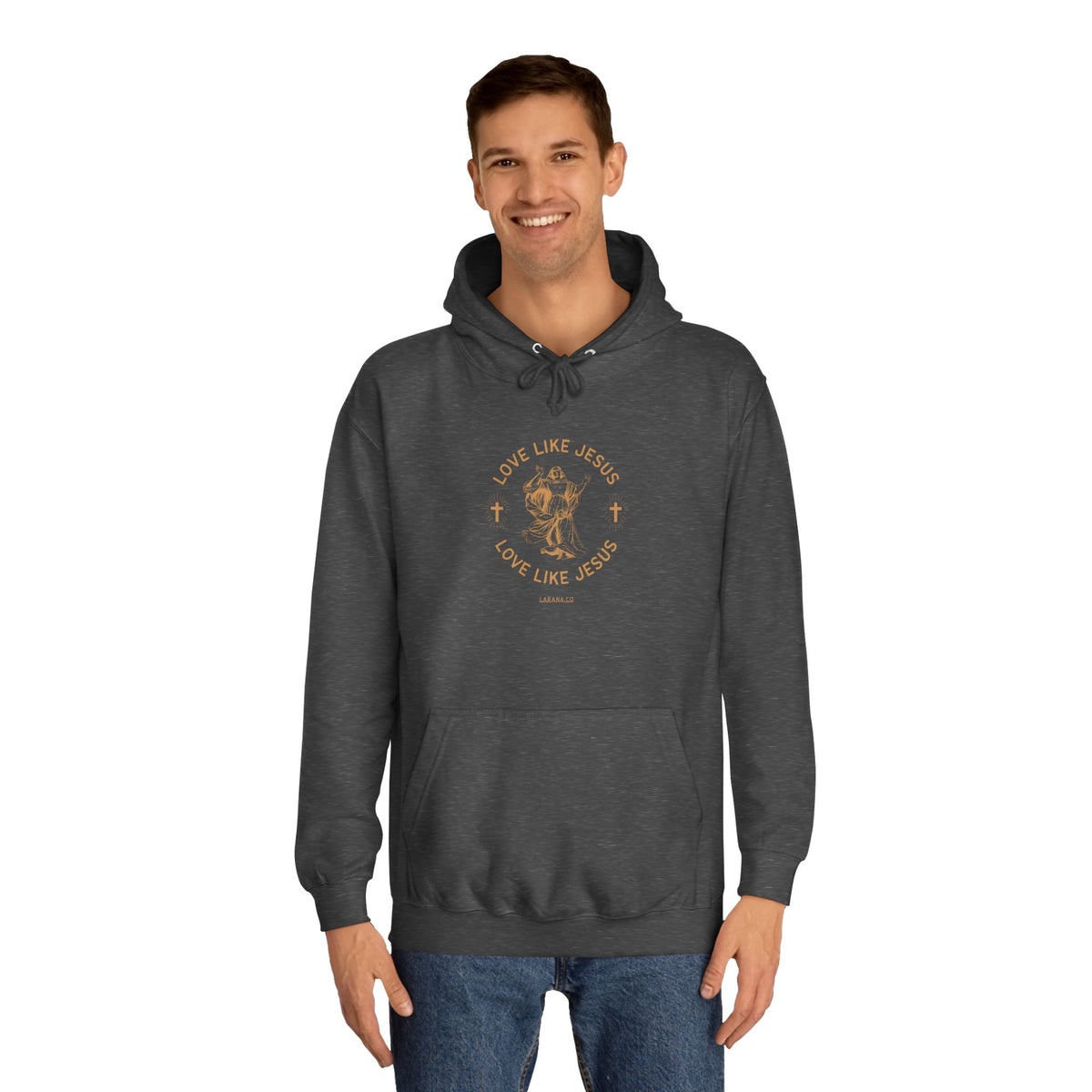 College Study Guide Hoodie — "Study Guide: Jesus" Inspirational Campus Pullover