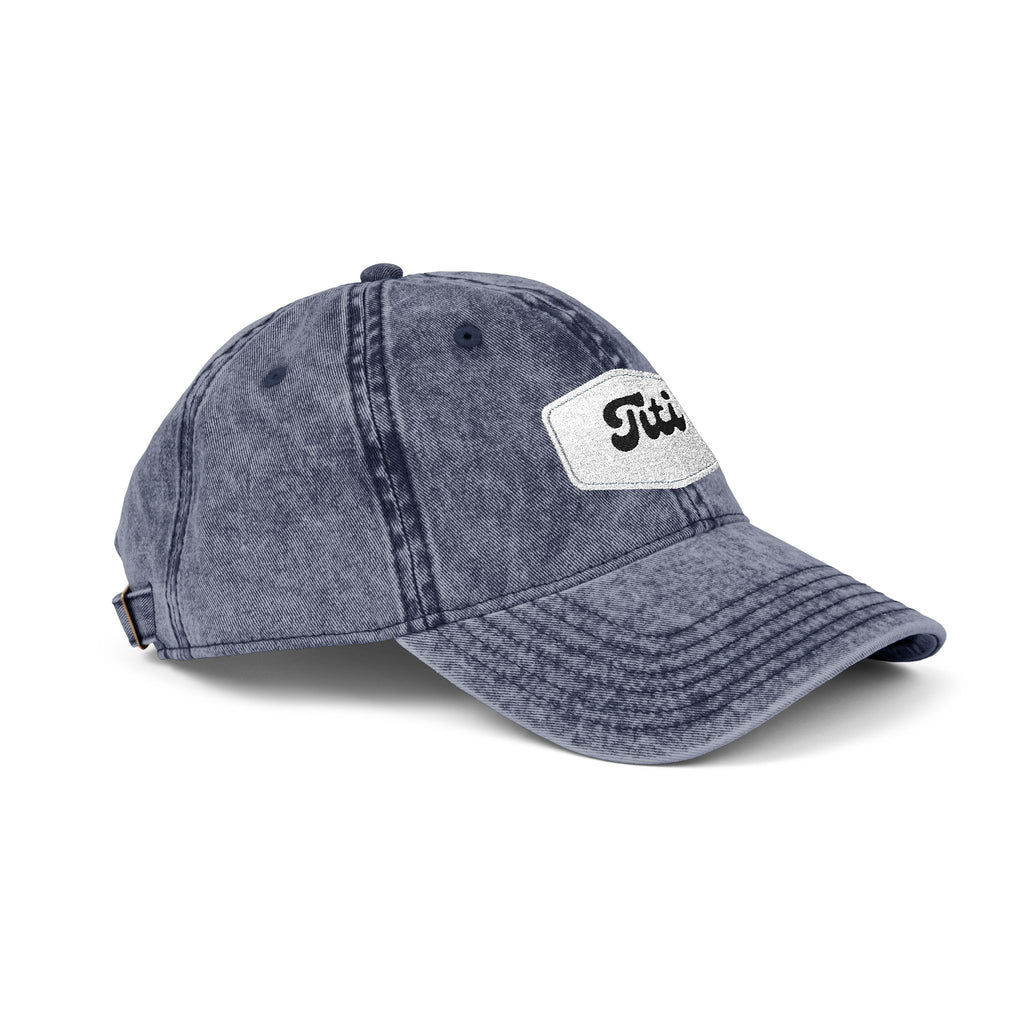 Vintage Embroidered Cap - Retro 'Titi' Patch Dad Hat